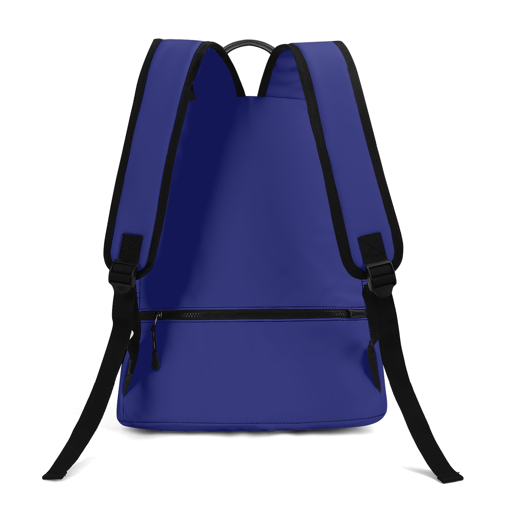 RISE ABOVE 01 17 Inch Twill (PU) Leather School Backpack Navy
