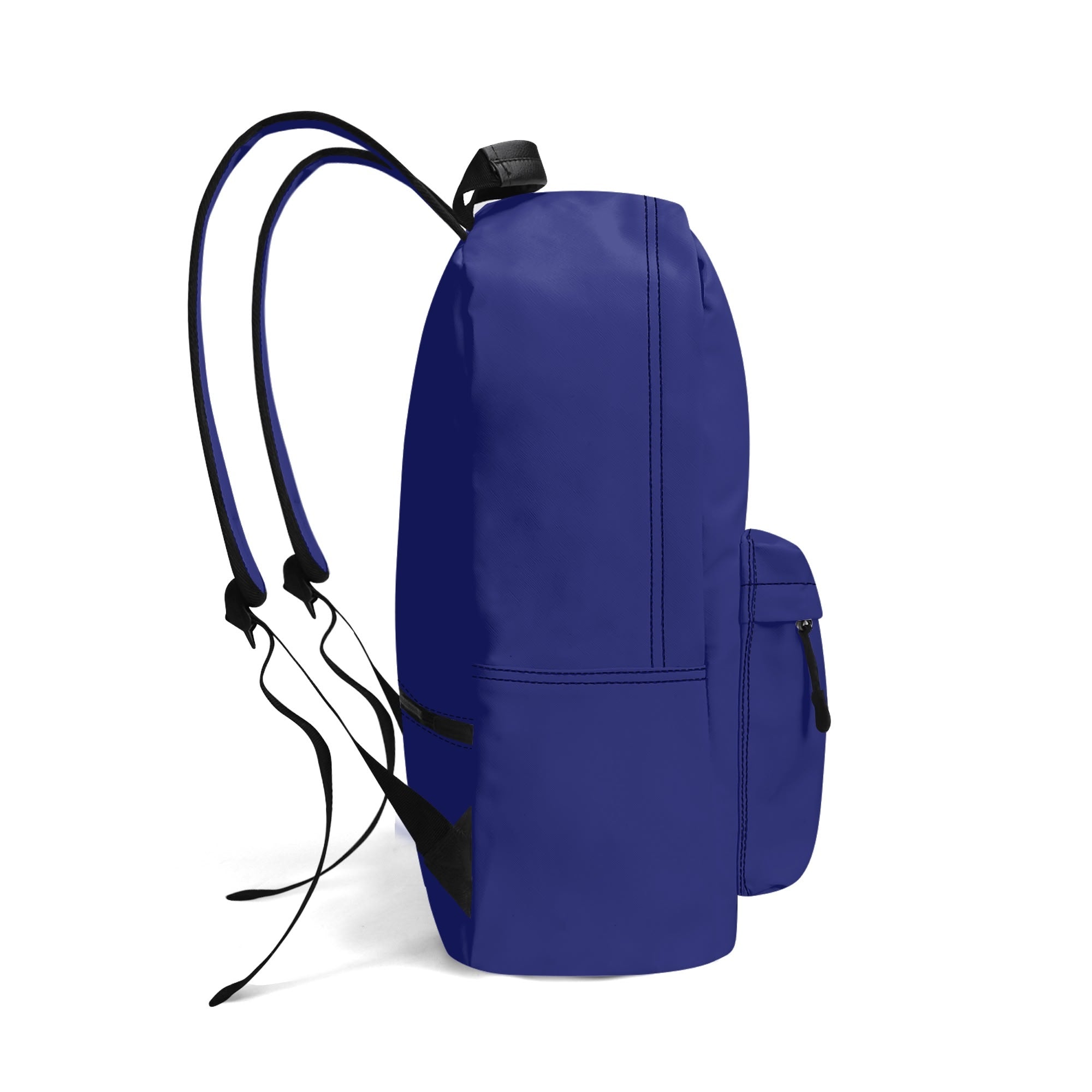 RISE ABOVE 01 17 Inch Twill (PU) Leather School Backpack Navy