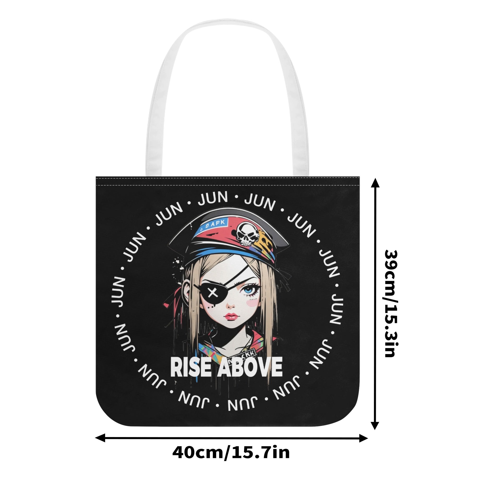 RISE ABOVE 01 両面アートトートバッグ