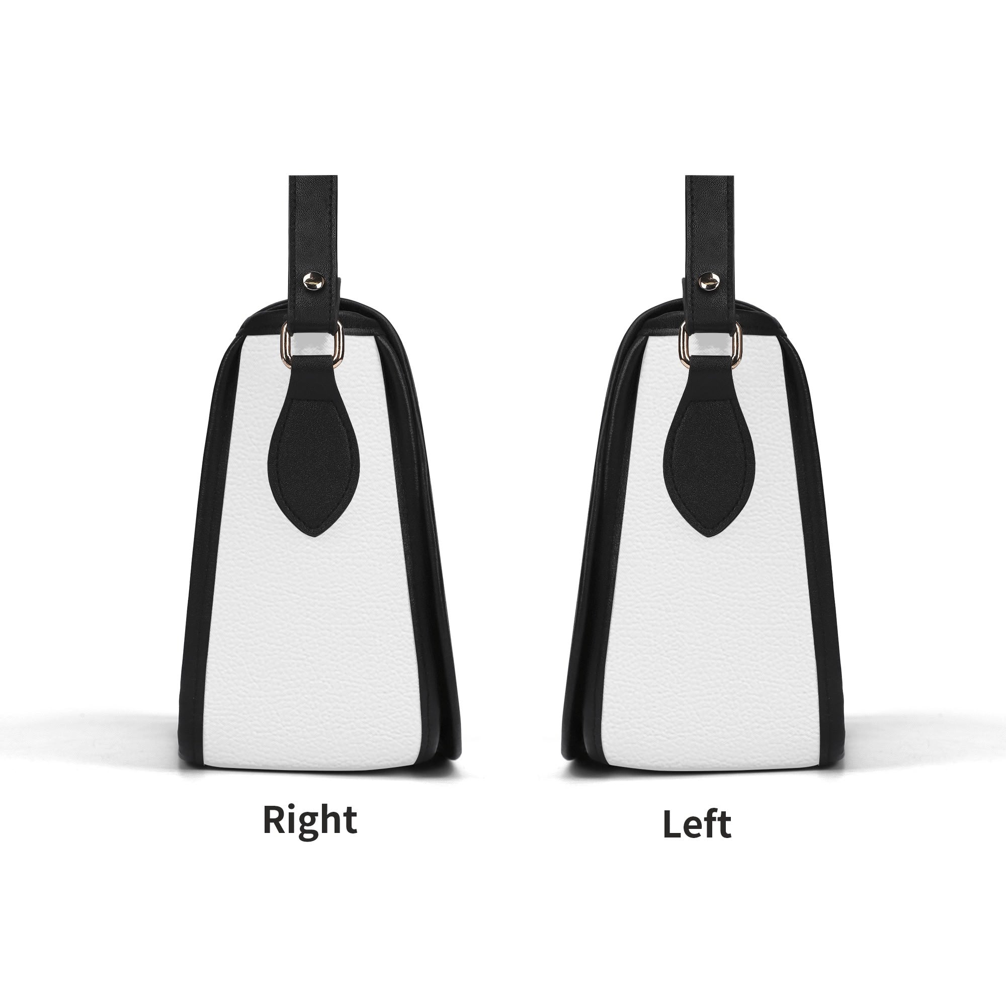 SAVE LOVE 01 PU Leather Saddle Bag