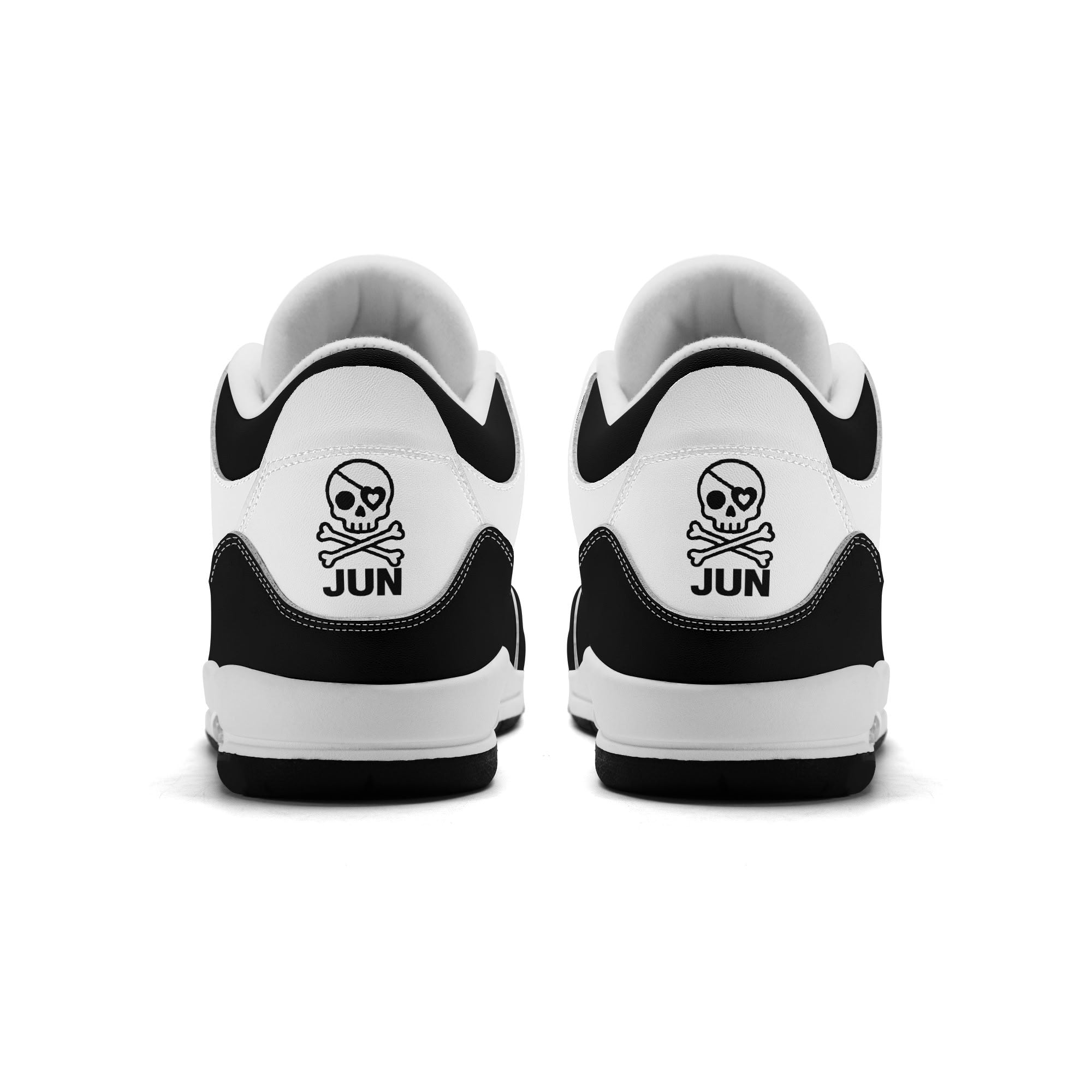 JUN RISE ABOVE 01 Women’s Retro High Basketball Sneaker - Black