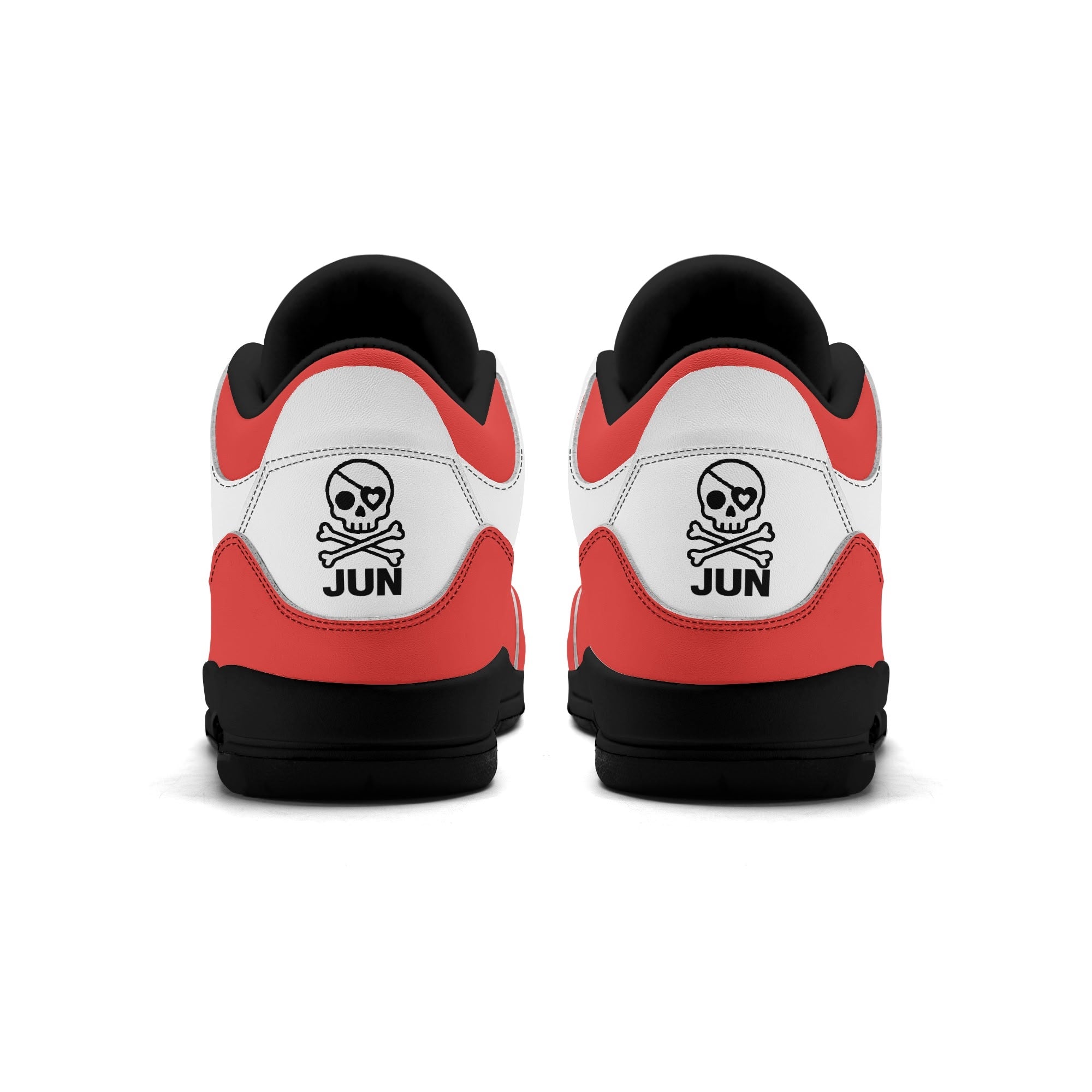 JUN RISE ABOVE 01 Women’s Retro High Basketball Sneaker - Urban Red