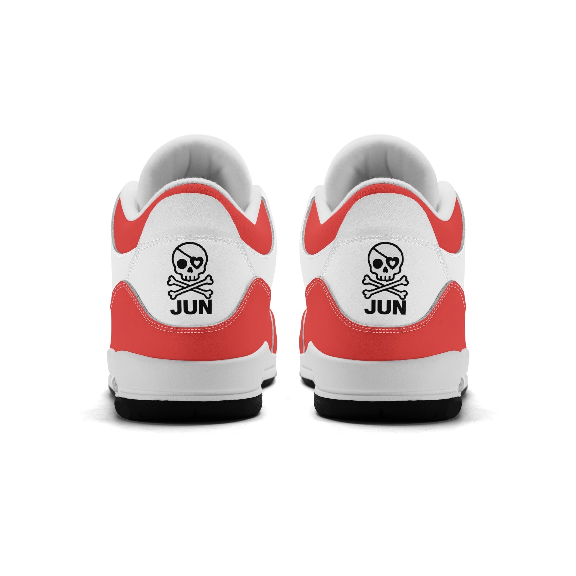 JUN RISE ABOVE 01 Women’s Retro High Basketball Sneaker - Urban Red