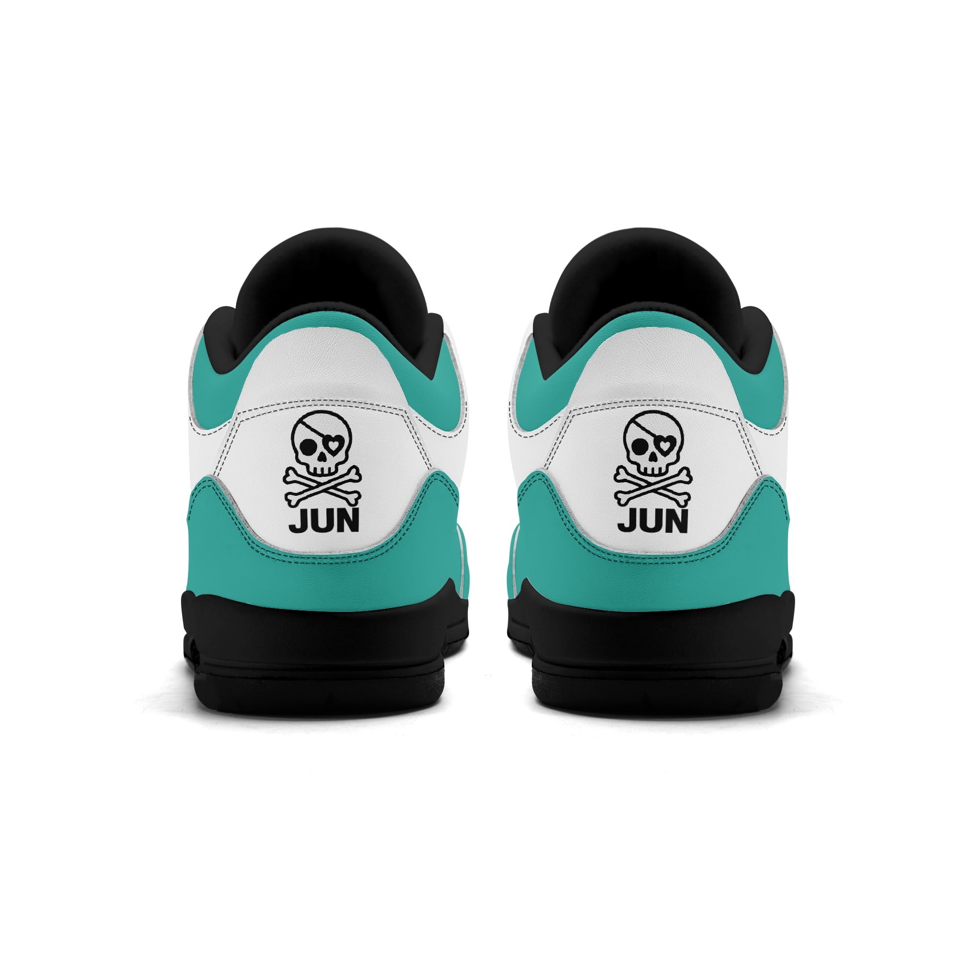 JUN RISE ABOVE 01 Women’s Retro High Basketball Sneaker - Urban Mint