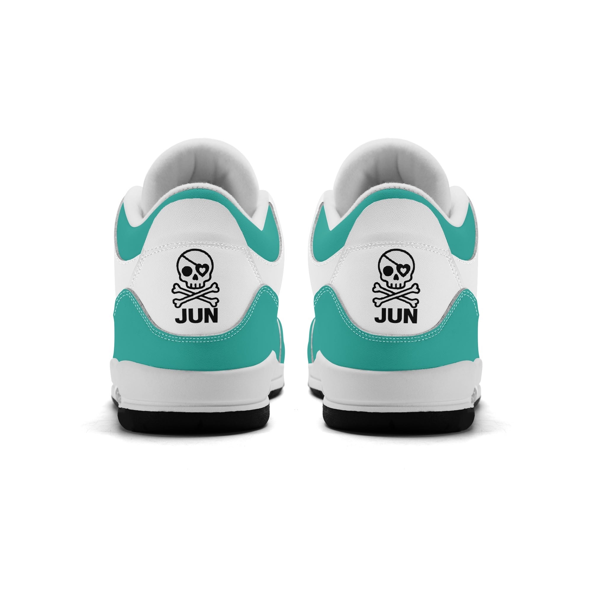 JUN RISE ABOVE 01 Women’s Retro High Basketball Sneaker - Urban Mint
