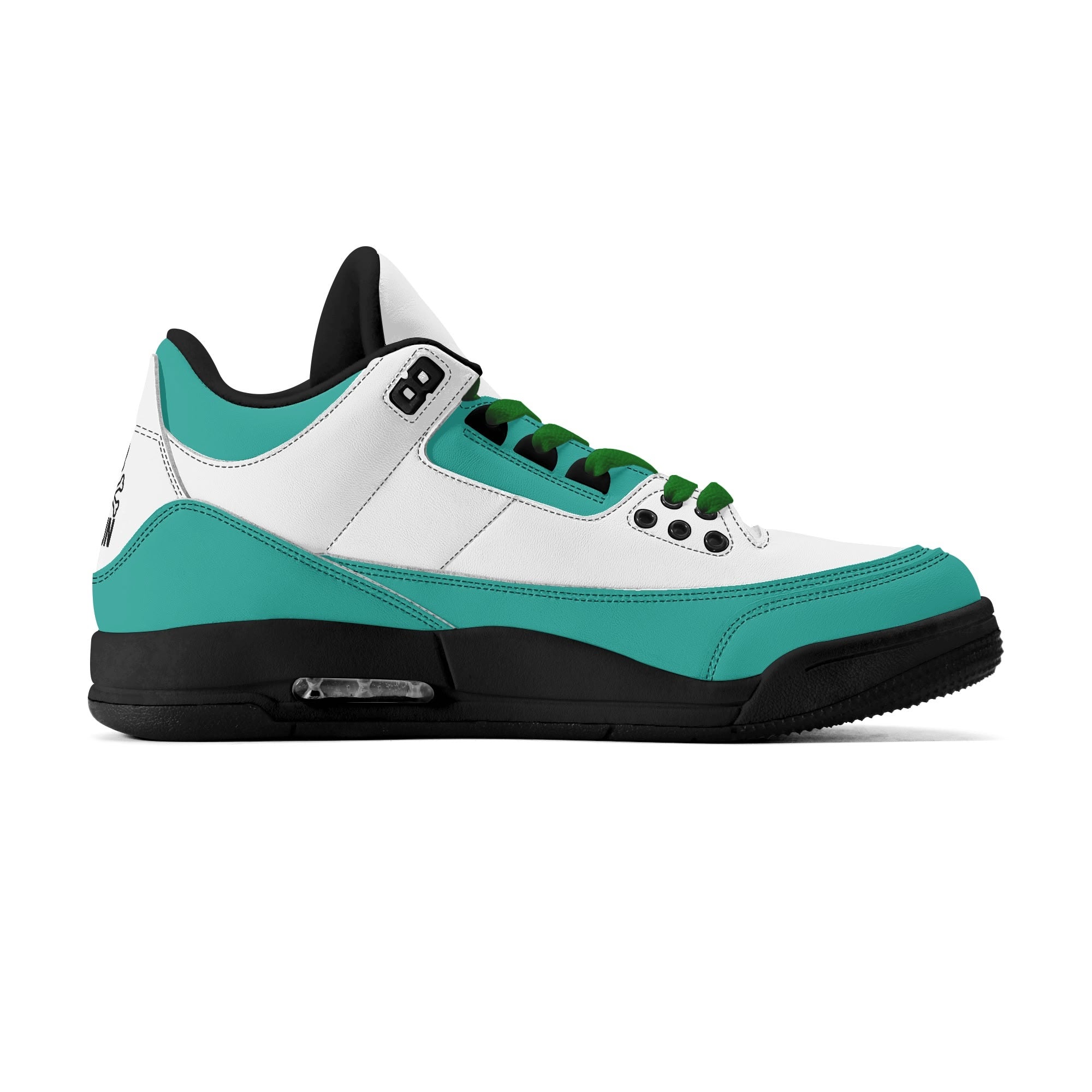 JUN RISE ABOVE 01 Women’s Retro High Basketball Sneaker - Urban Mint