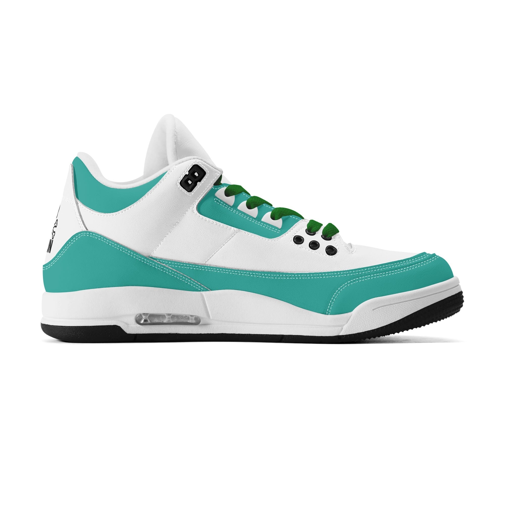 JUN RISE ABOVE 01 Women’s Retro High Basketball Sneaker - Urban Mint