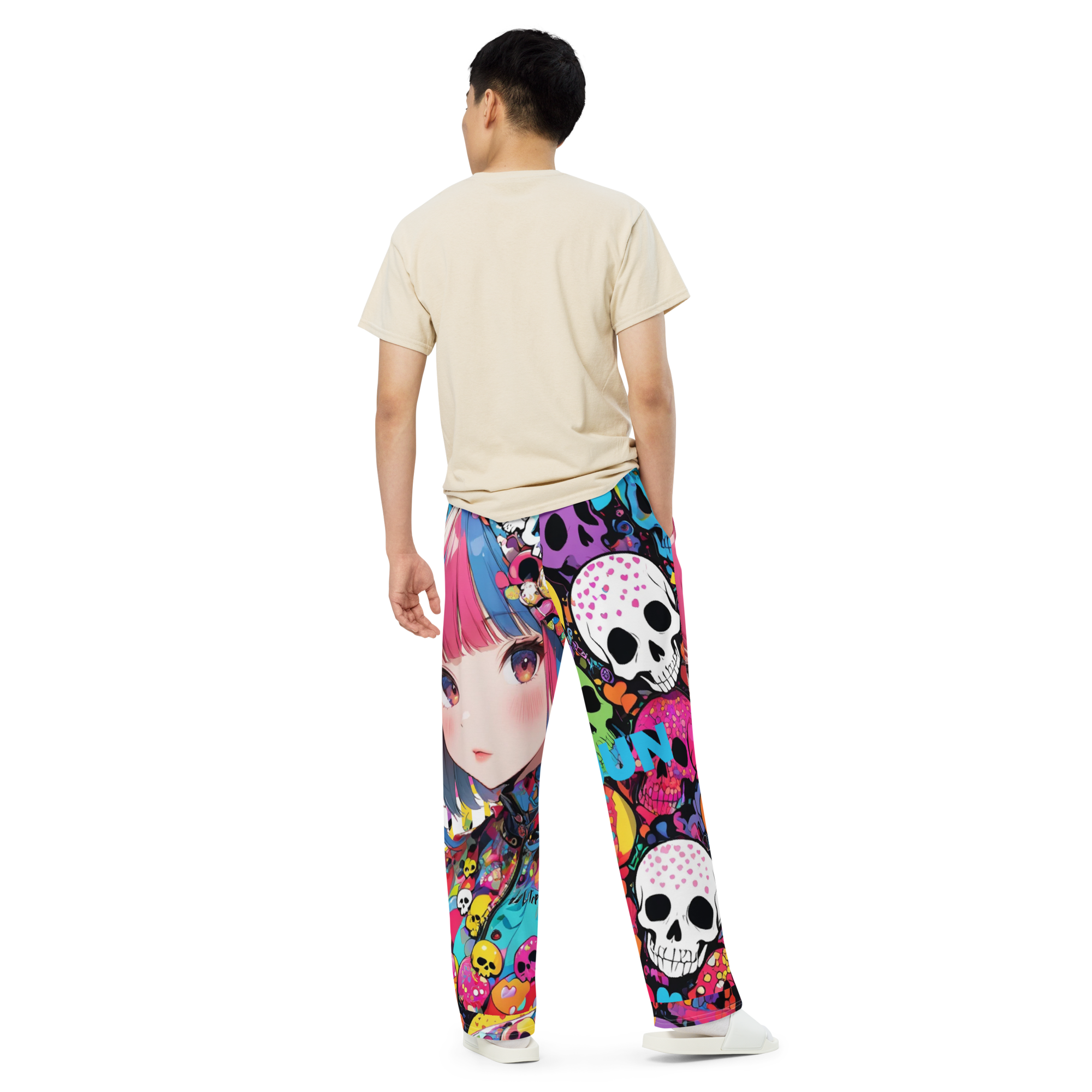 ANIME REBEL DREAM 01 Wide-Leg Pants