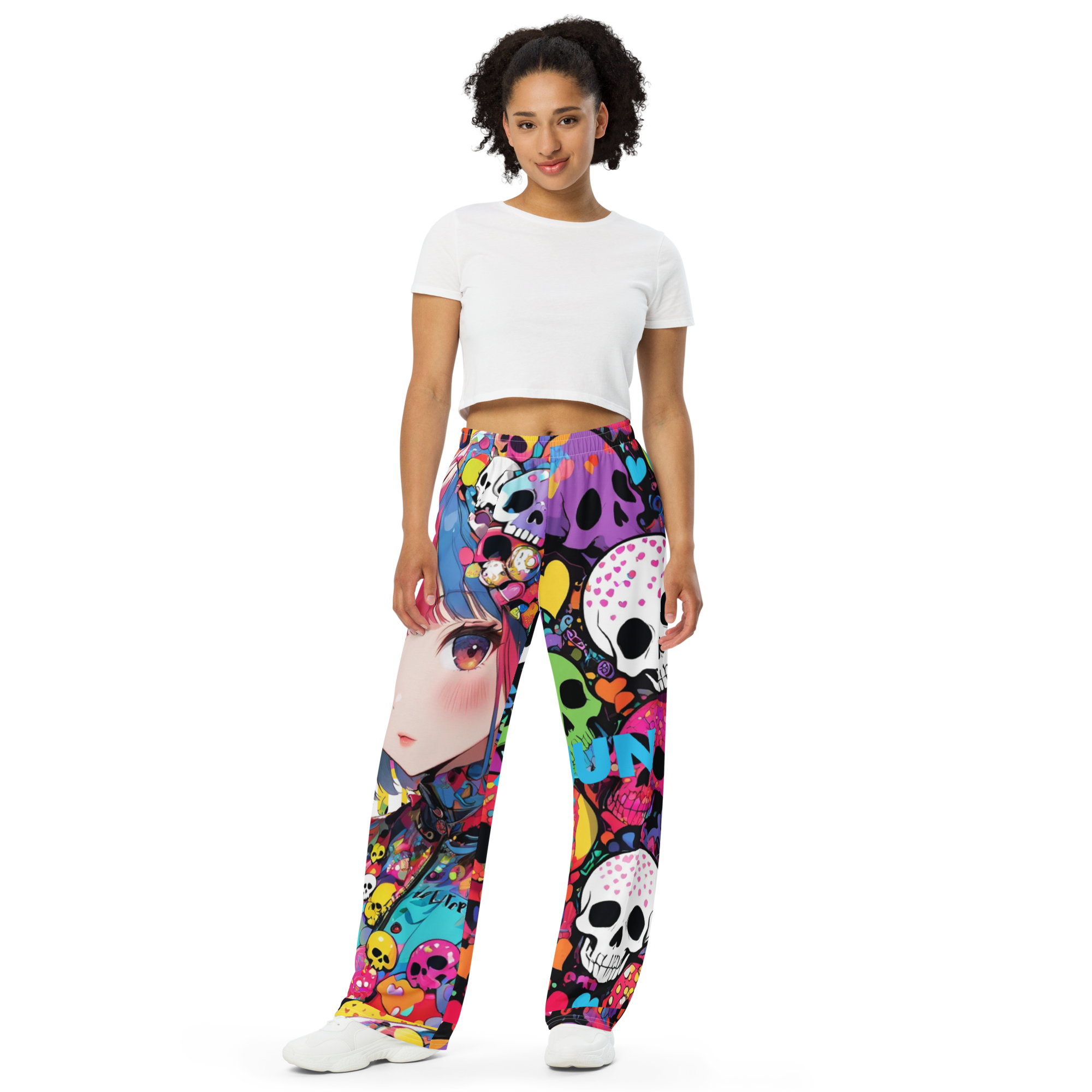 ANIME REBEL DREAM 01 Wide-Leg Pants