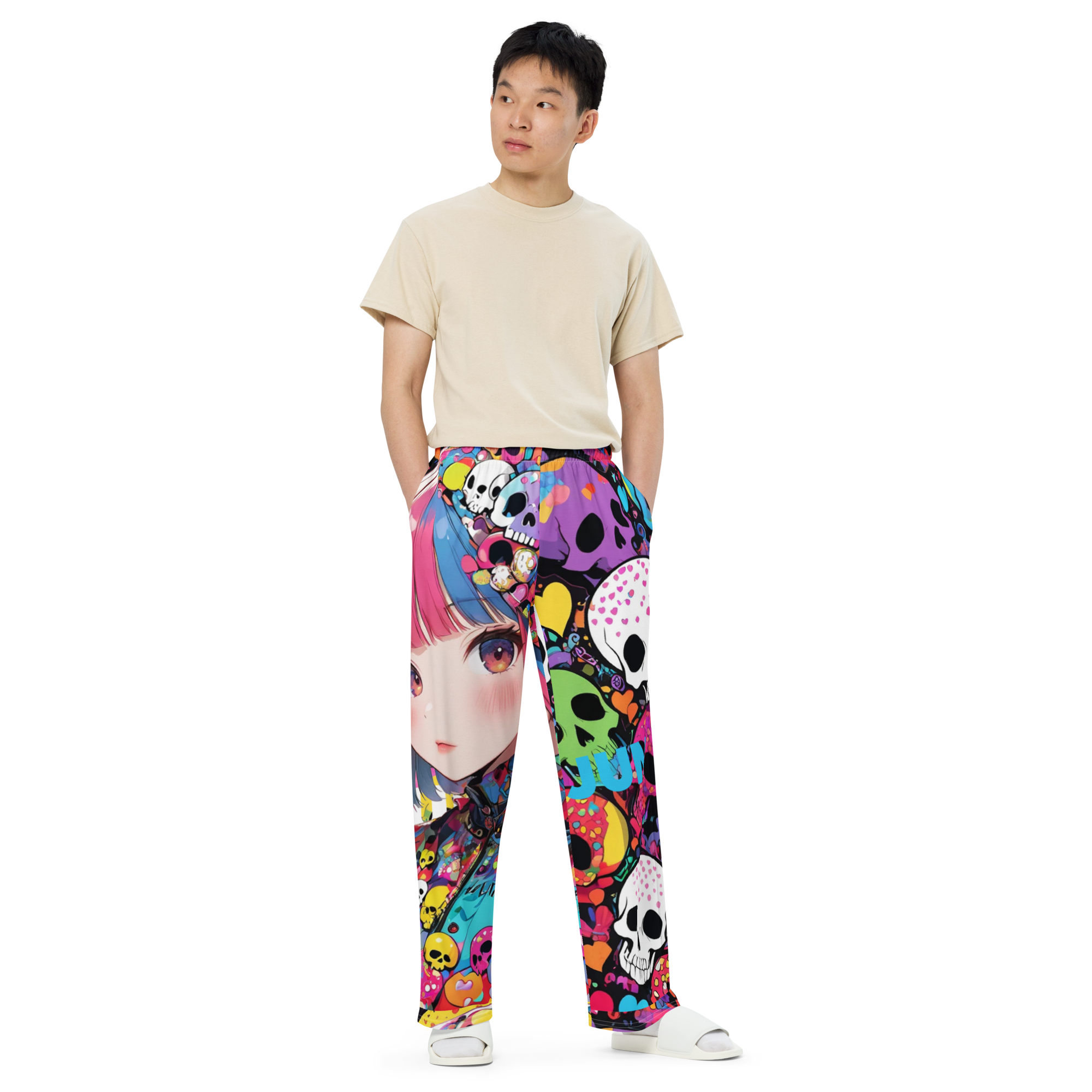 ANIME REBEL DREAM 01 Wide-Leg Pants