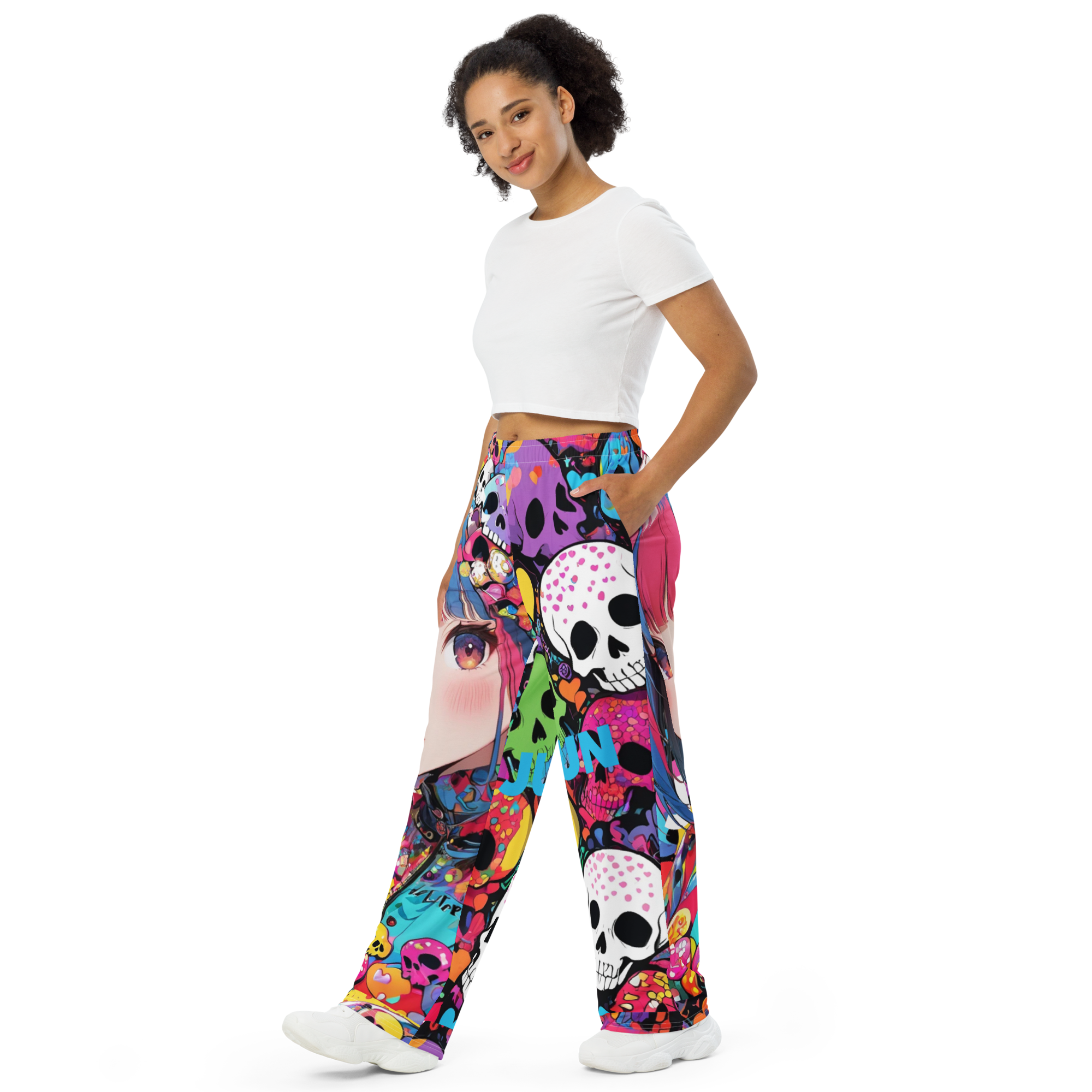 ANIME REBEL DREAM 01 Wide-Leg Pants