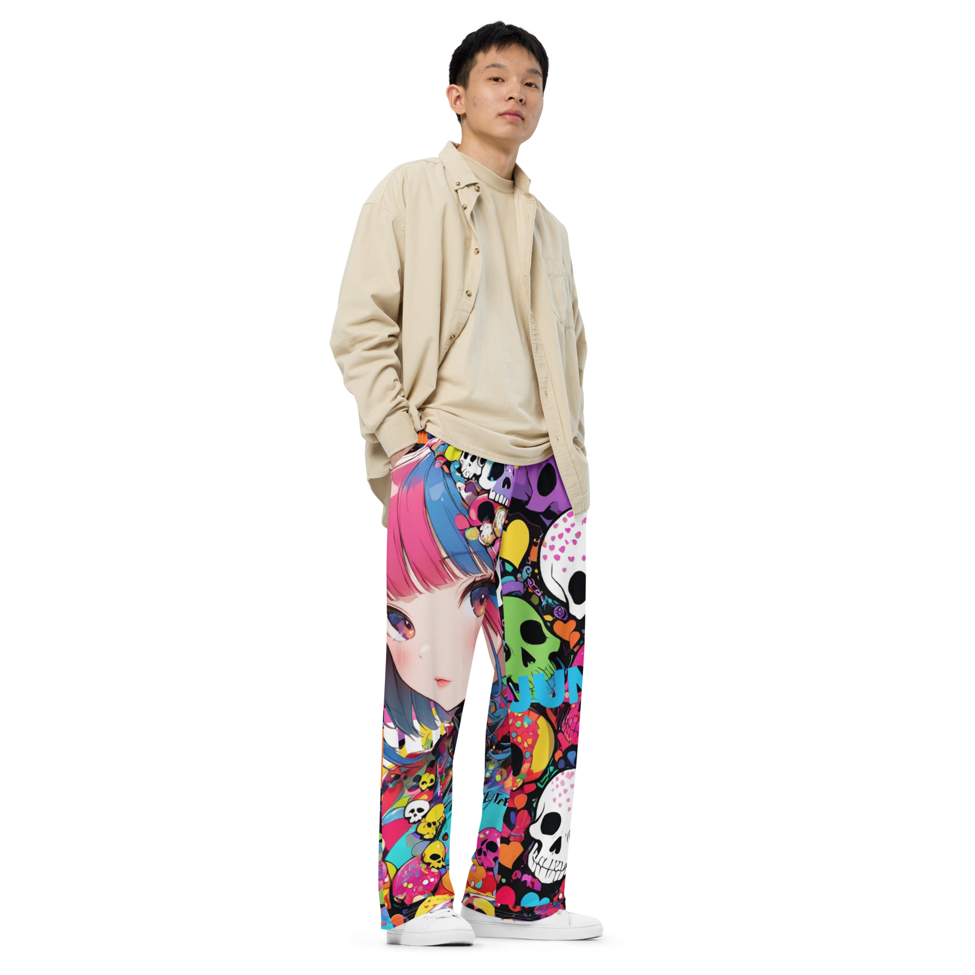 ANIME REBEL DREAM 01 Wide-Leg Pants