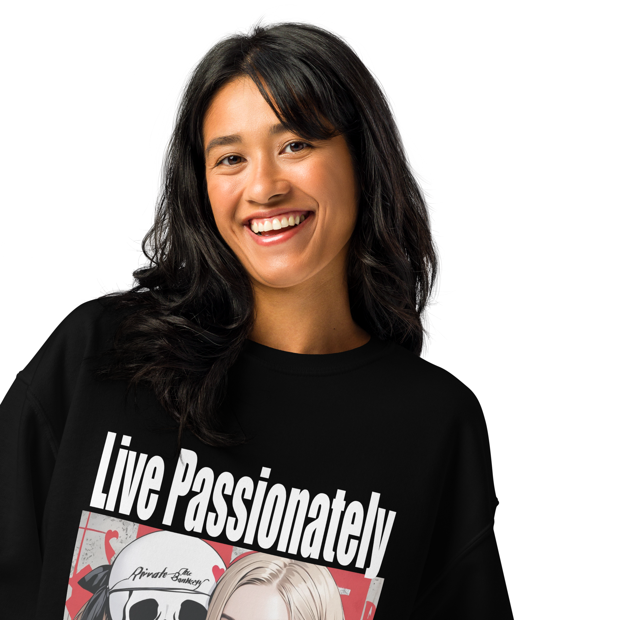 Live Passionately 02 Crew neck sweatshirt 2