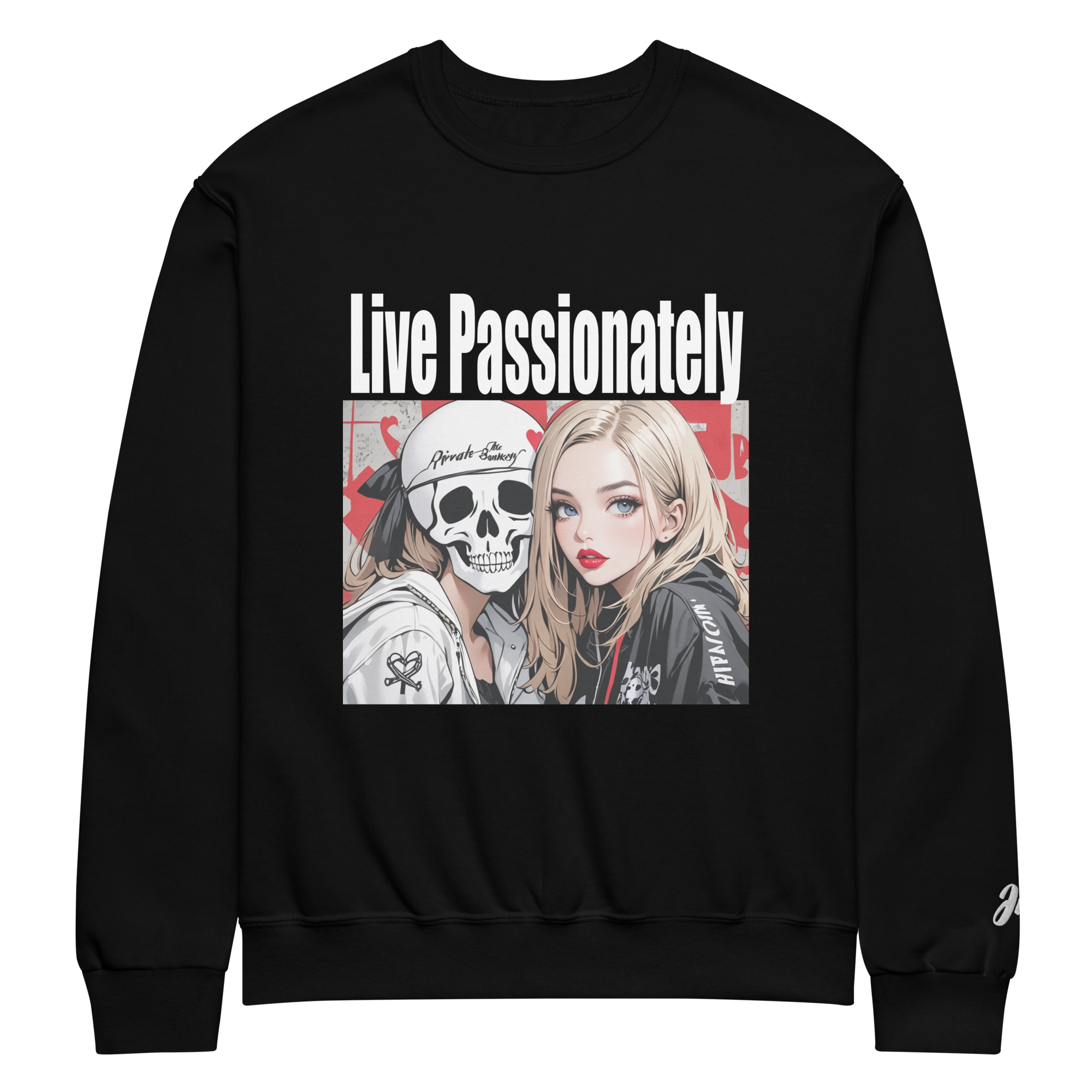 Live Passionately 02 Crew neck sweatshirt 2