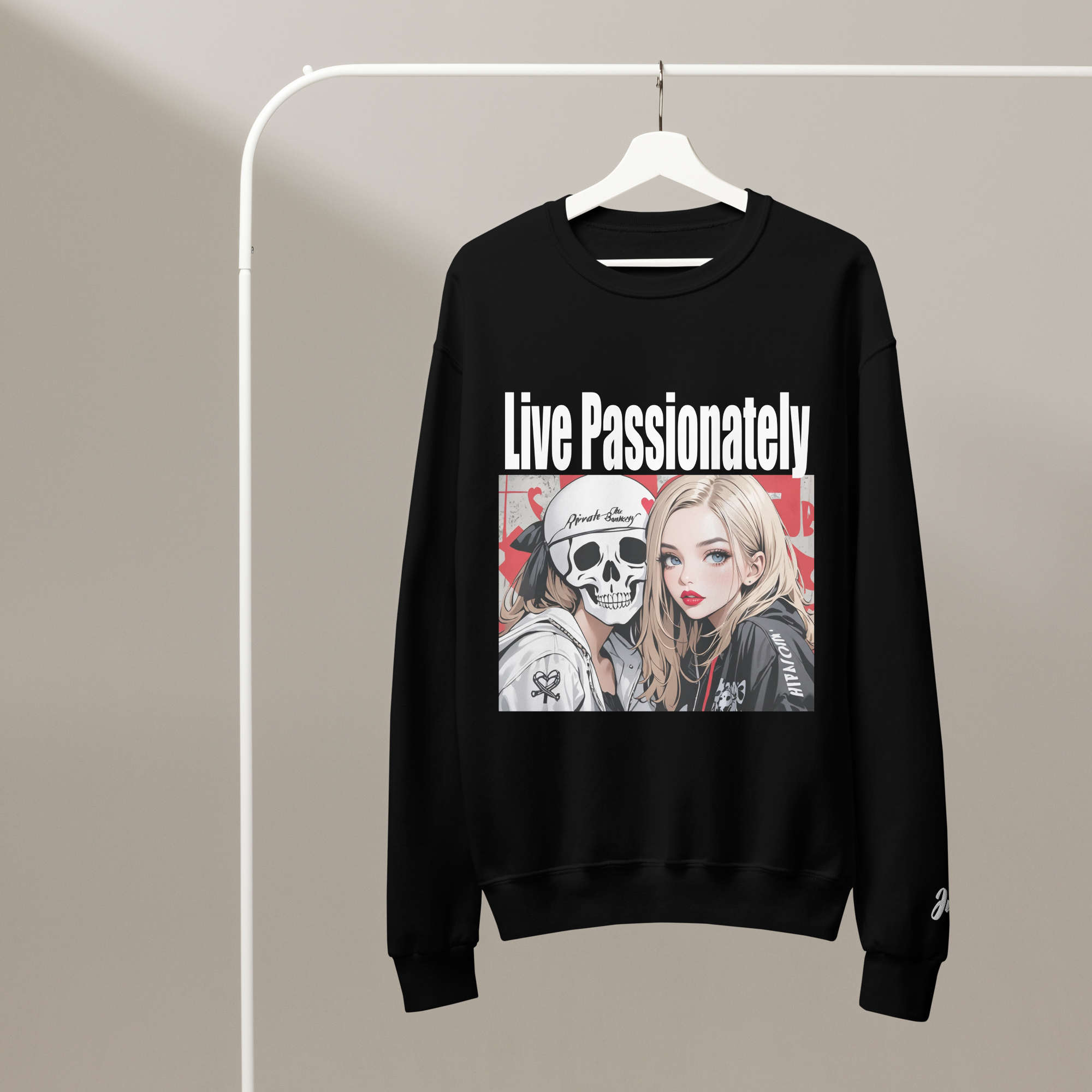 Live Passionately 02 Crew neck sweatshirt 2