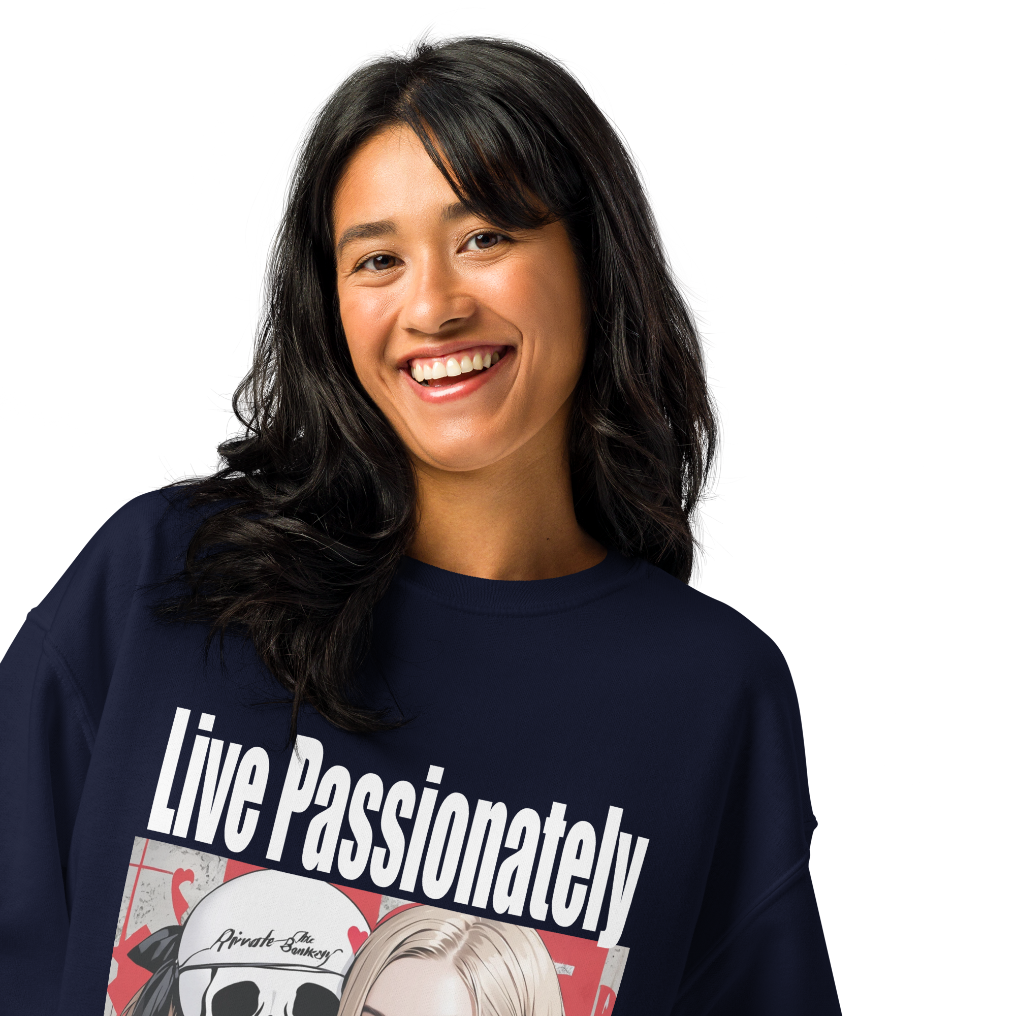 Live Passionately 02 Crew neck sweatshirt 2