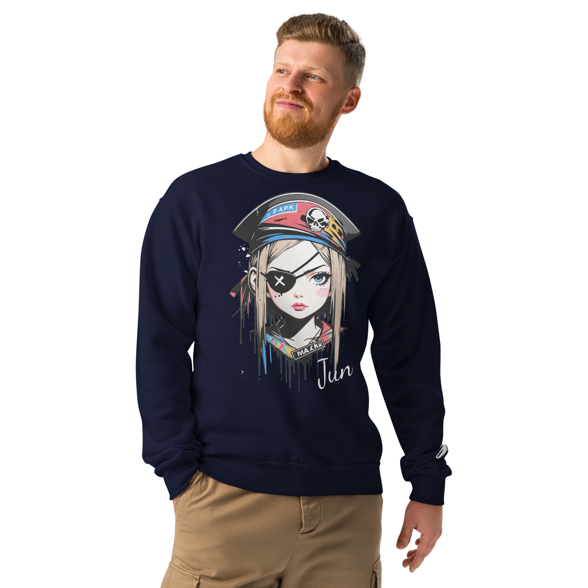Jun 01 Crew neck sweatshirt Navy