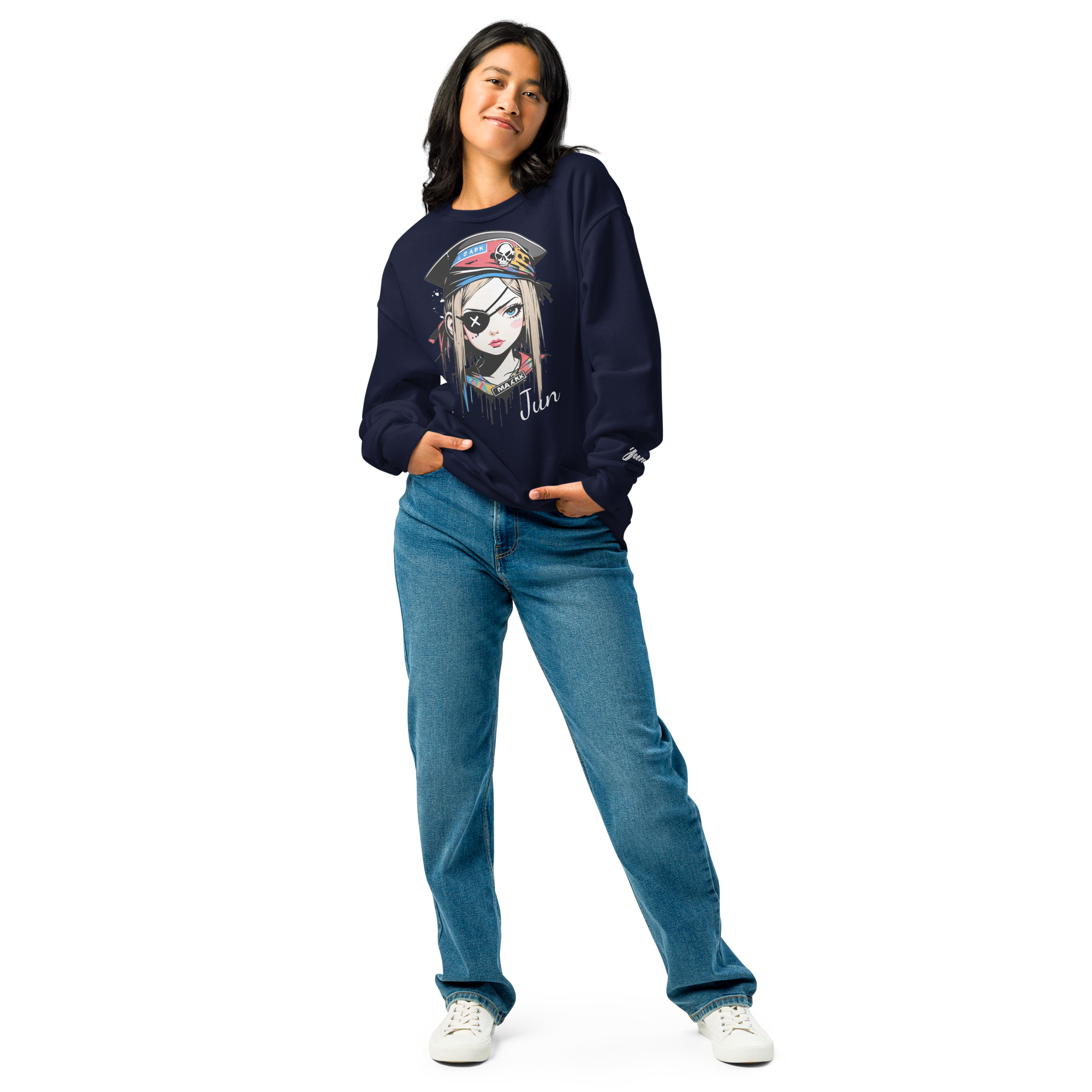 Jun 01 Crew neck sweatshirt Navy