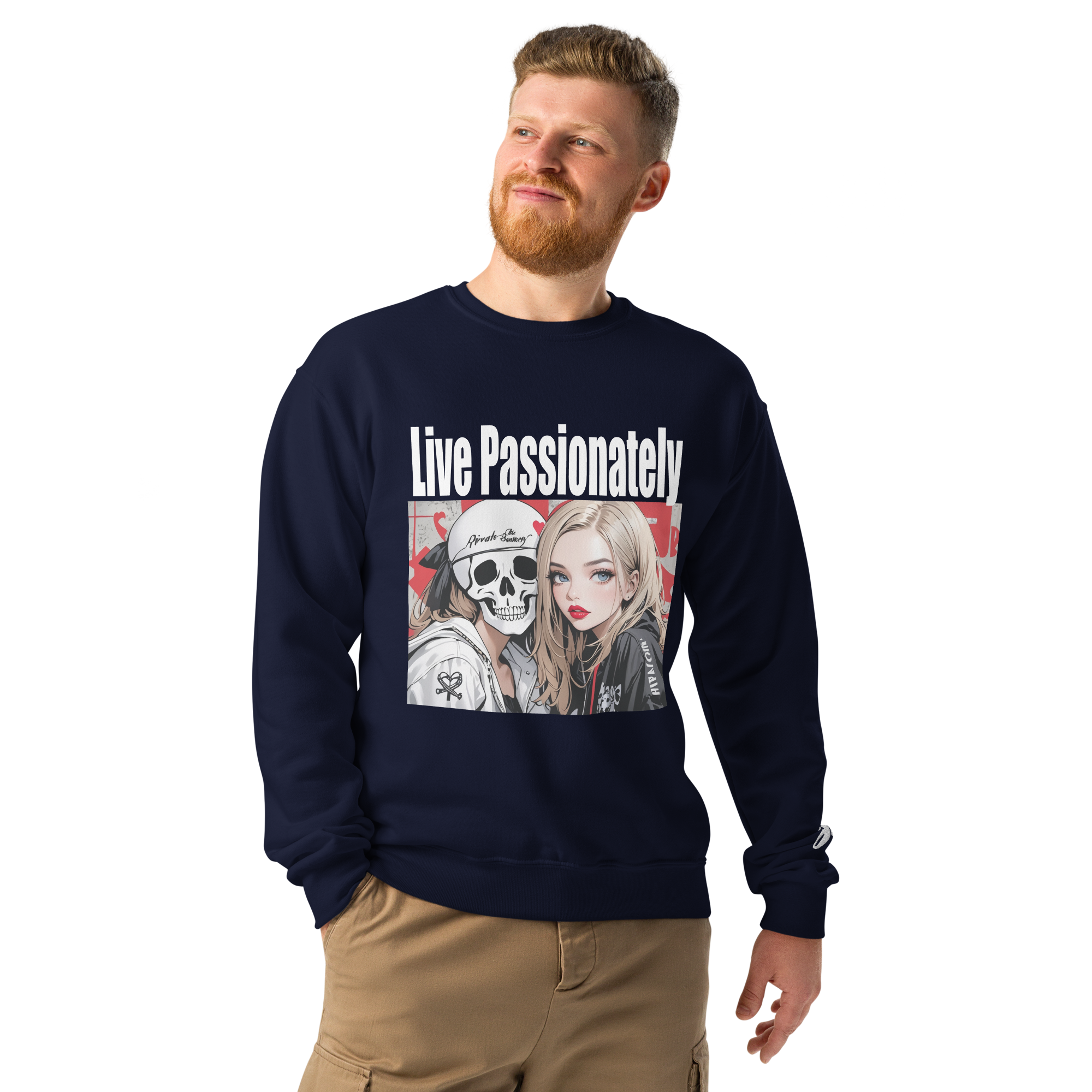 Live Passionately 02 Crew neck sweatshirt 2
