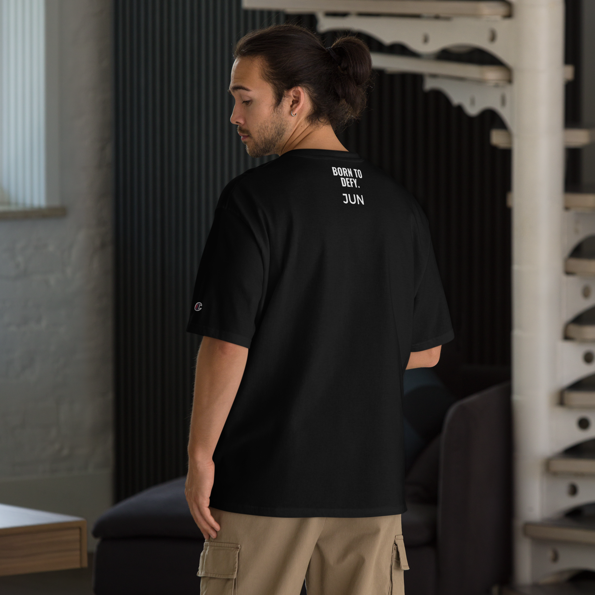 RISE ABOVE 01 Men's Champion T-Shirt 2