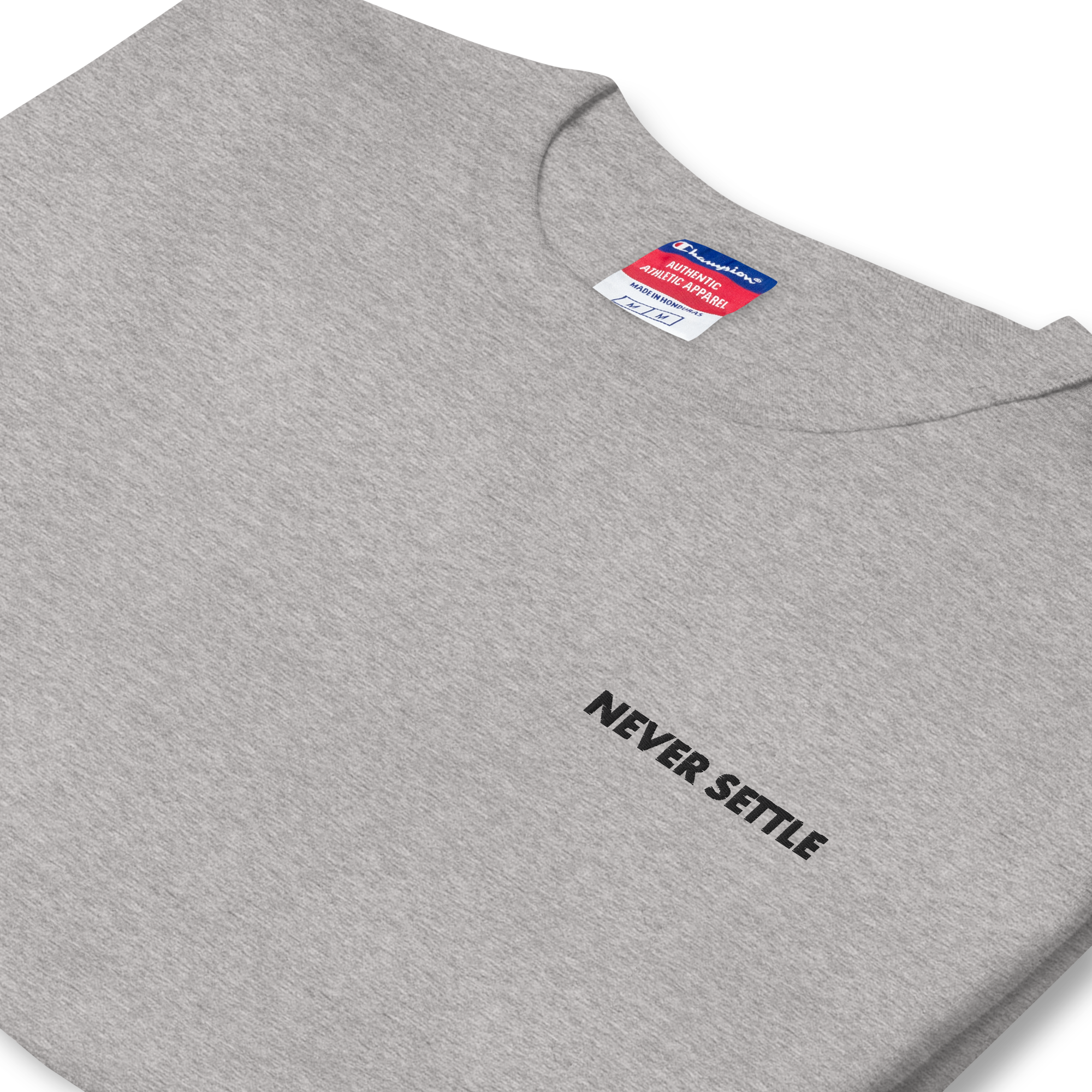 NEVER SETTLE 01 Men's Champion T-Shirt 1