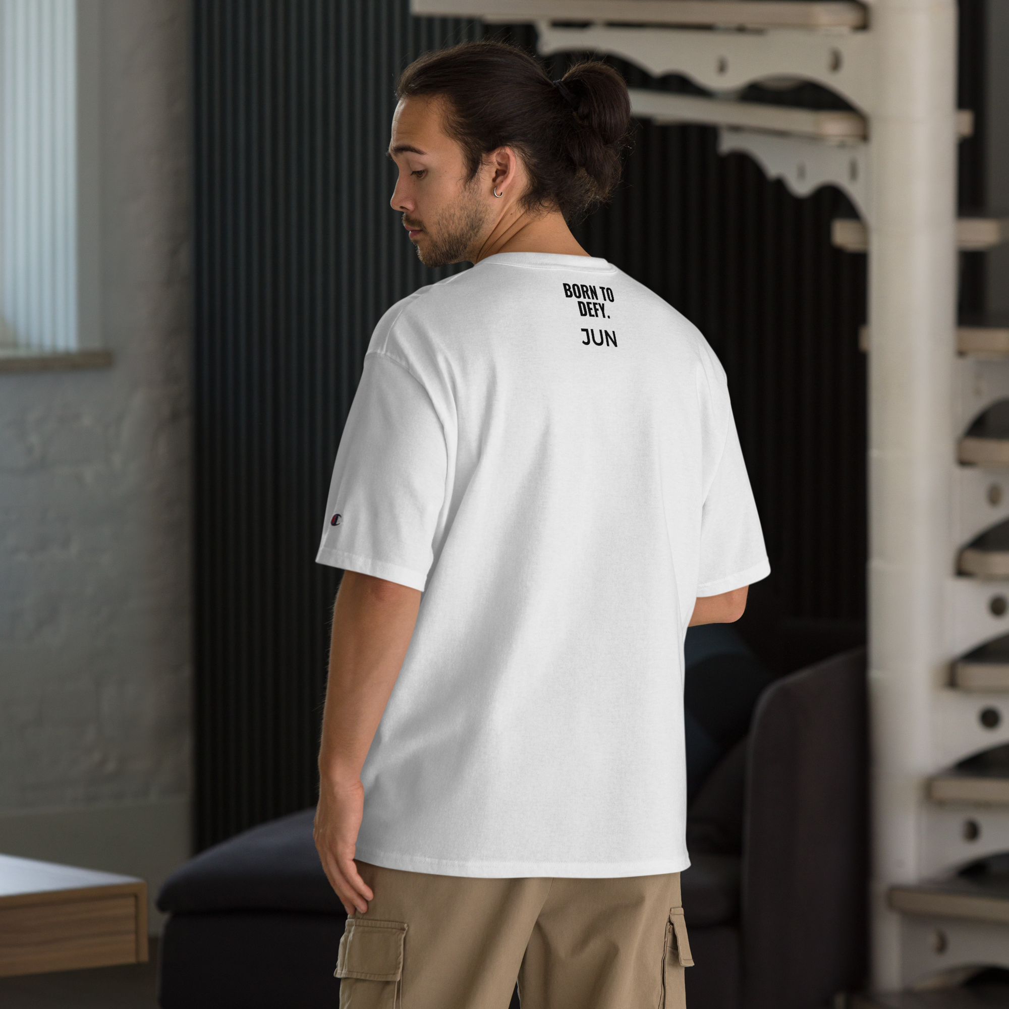 RISE ABOVE 01 Men's Champion T-Shirt 1