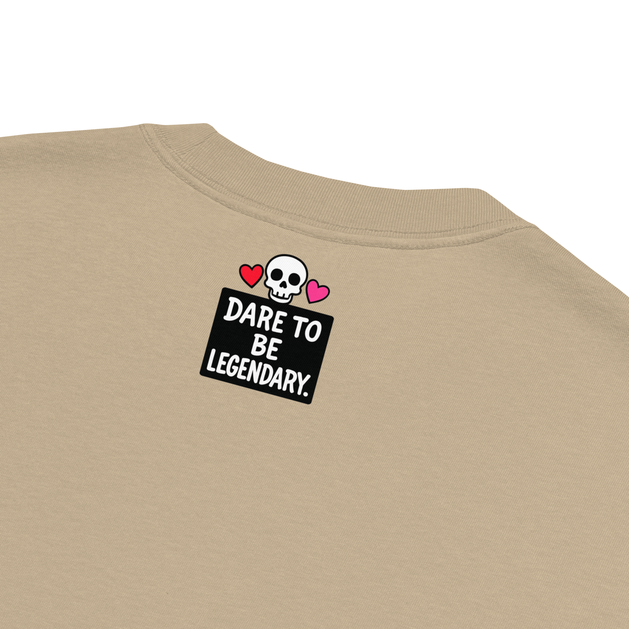 HEART REBEL LEGEND 01 Oversized Faded T-shirt 2