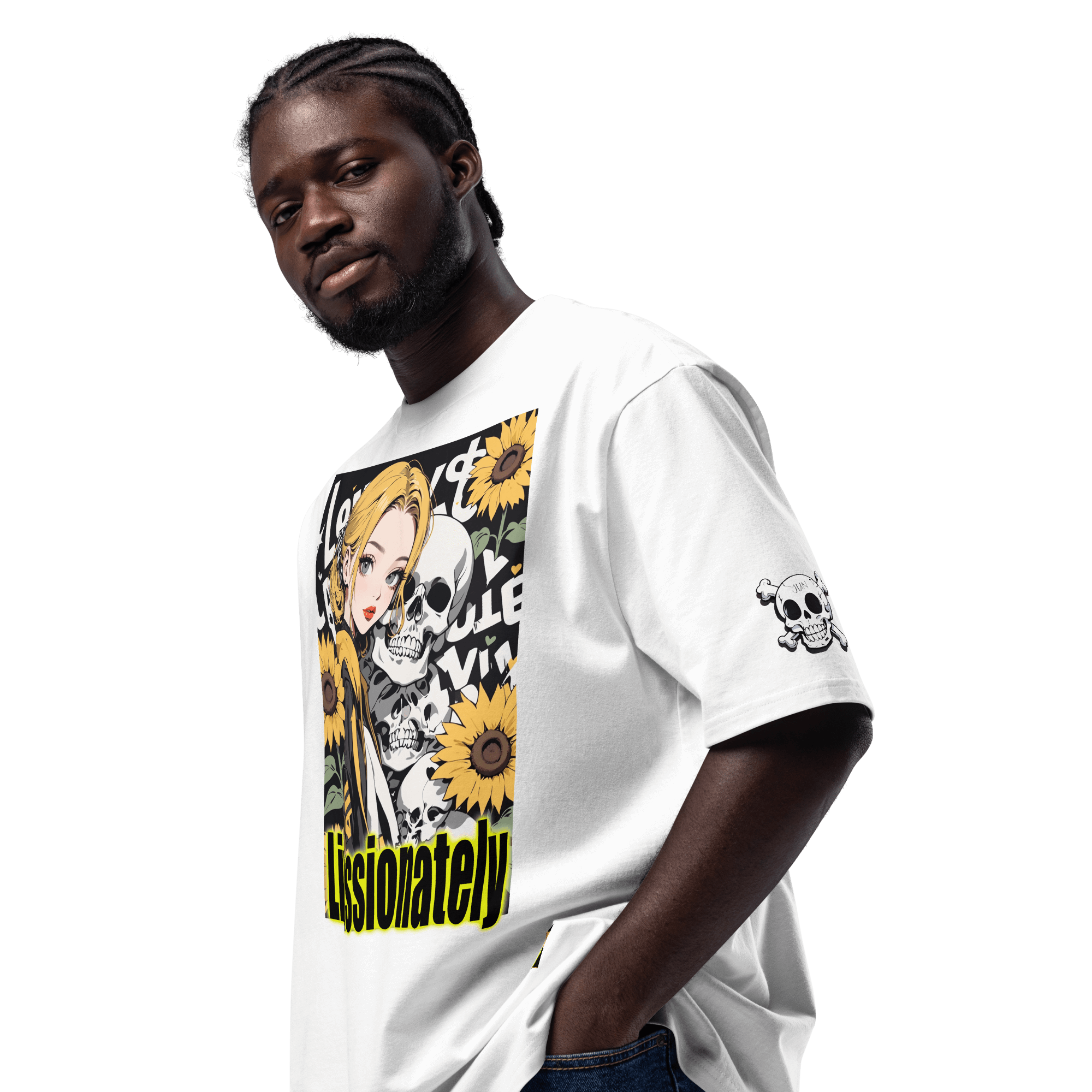 Live Passionately 01 Oversized heavyweight t-shirt