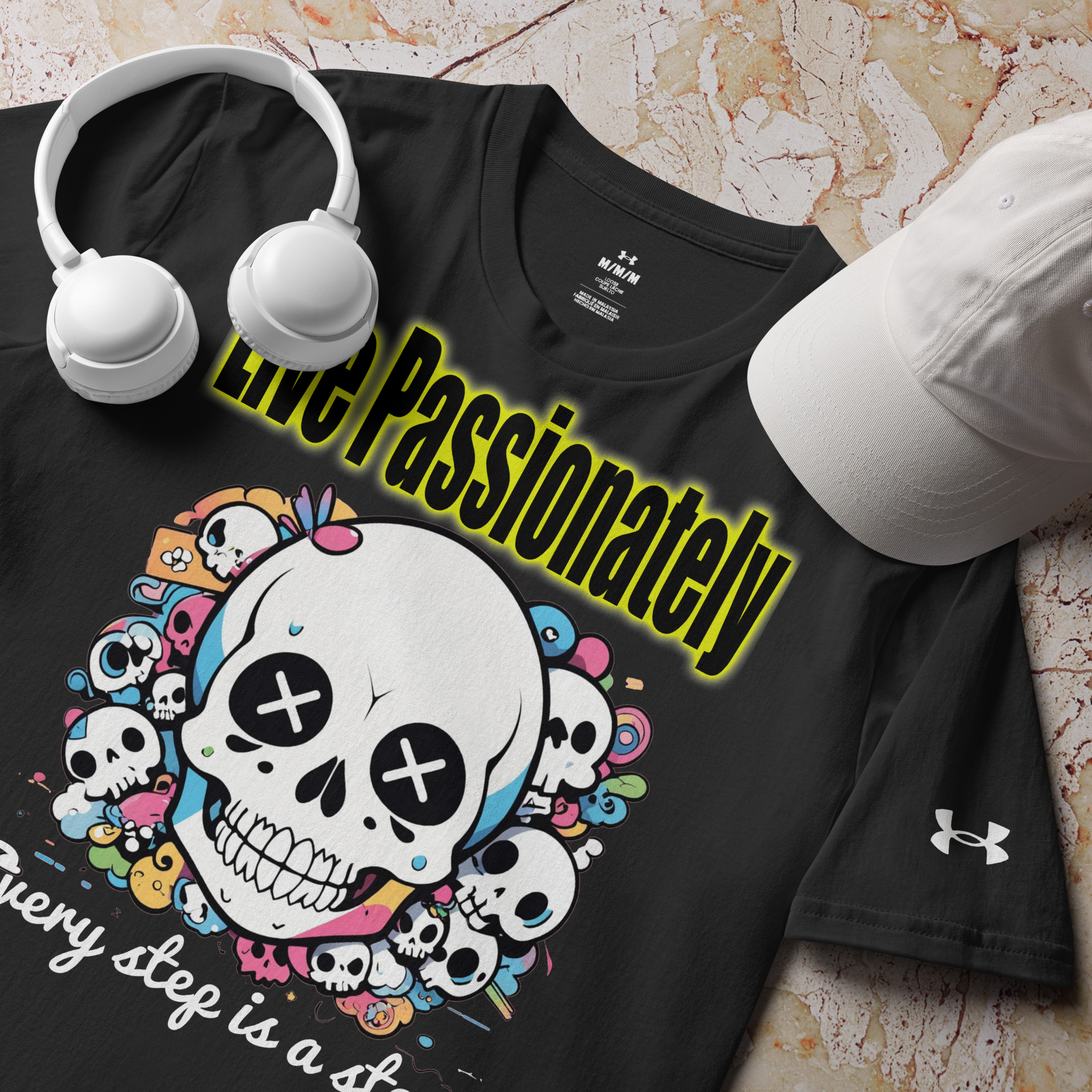 Live Passionately 02 Under ArmourⓇ athletic t-shirt 1