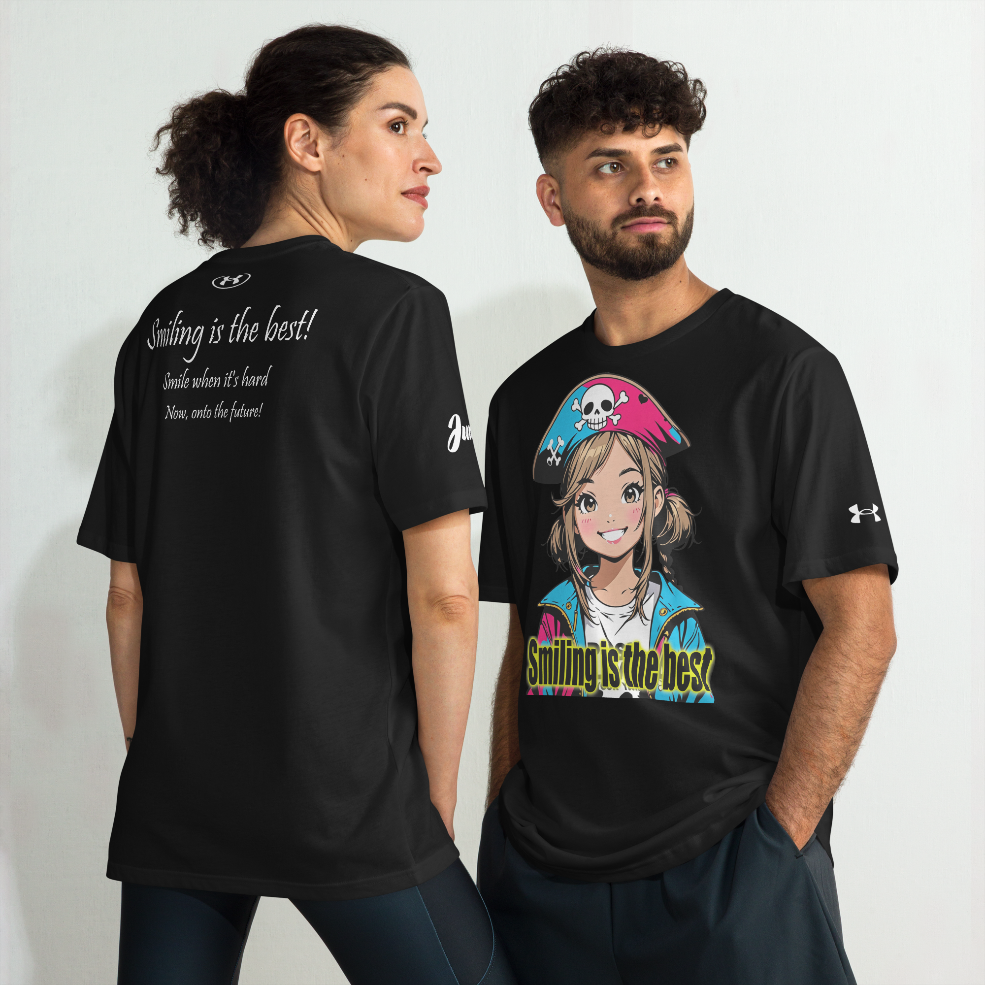 Smiling is the best 01 Under ArmourⓇ athletic t-shirt 2