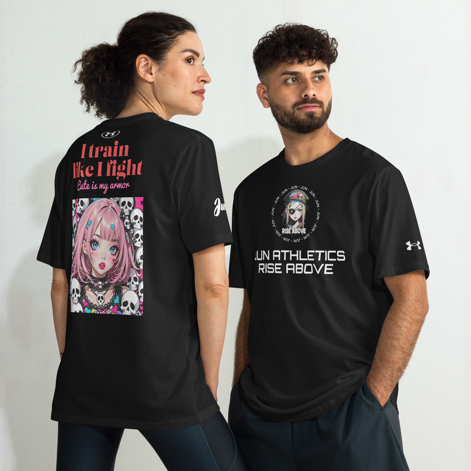 I train like I fight 01 Under ArmourⓇ athletic t-shirt 2