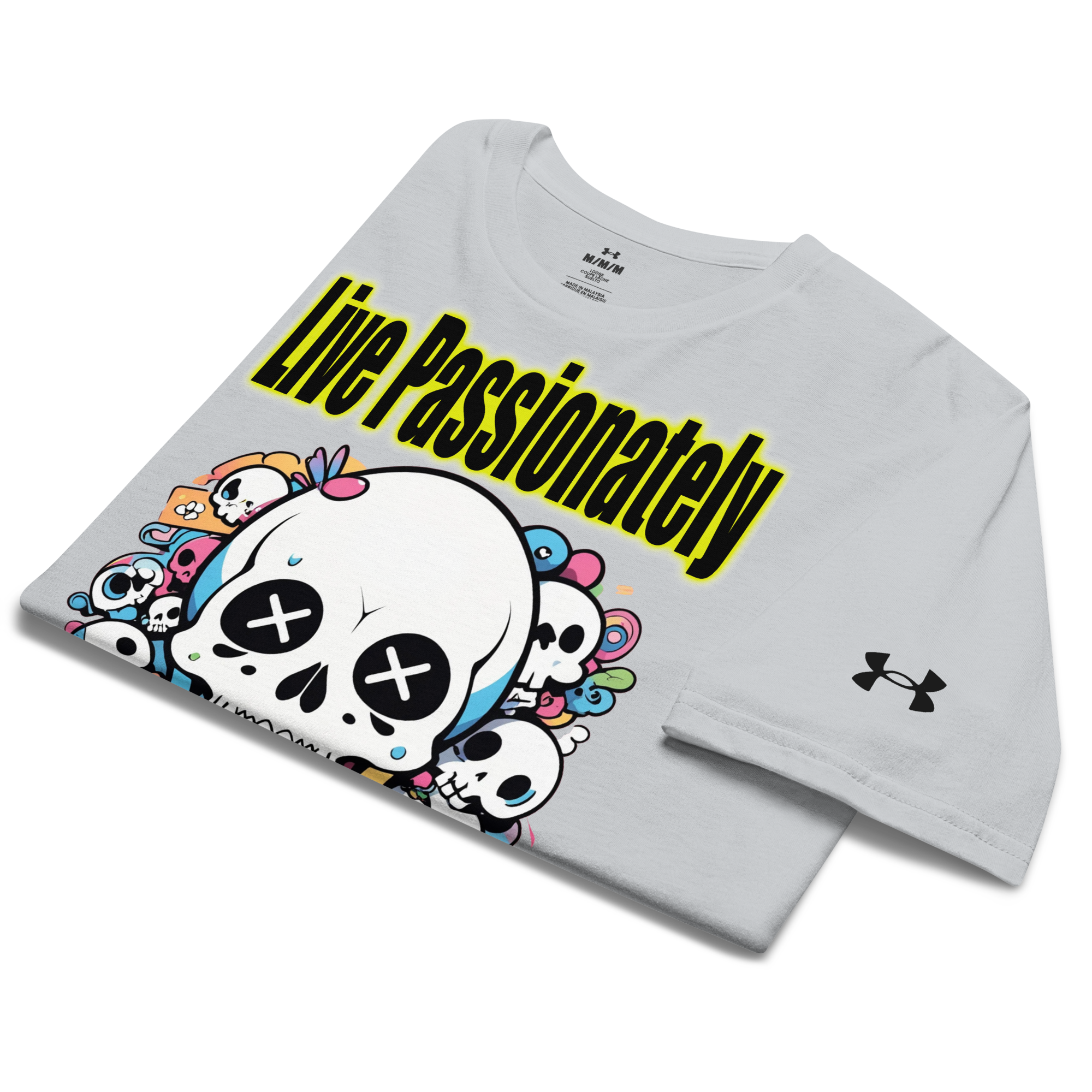 Live Passionately 02 Under ArmourⓇ athletic t-shirt 2