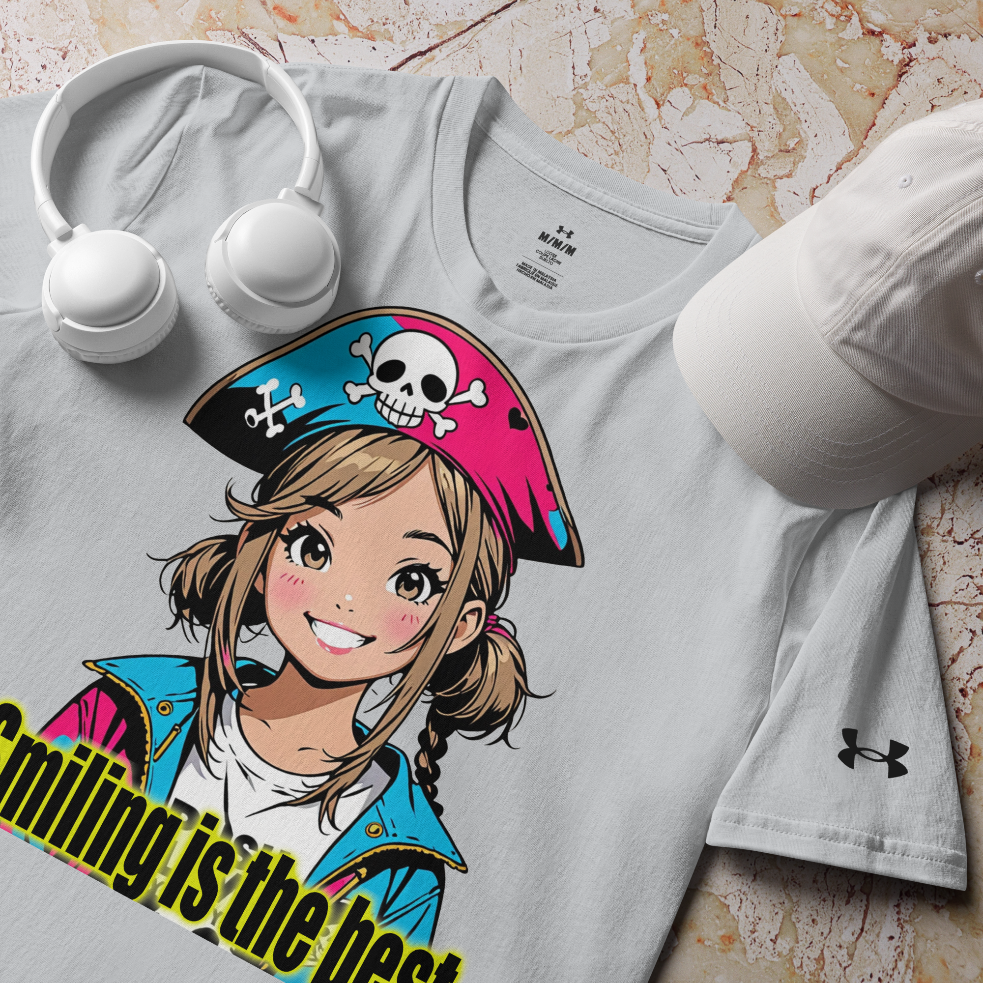 Smiling is the best 01 Under ArmourⓇ athletic t-shirt 1