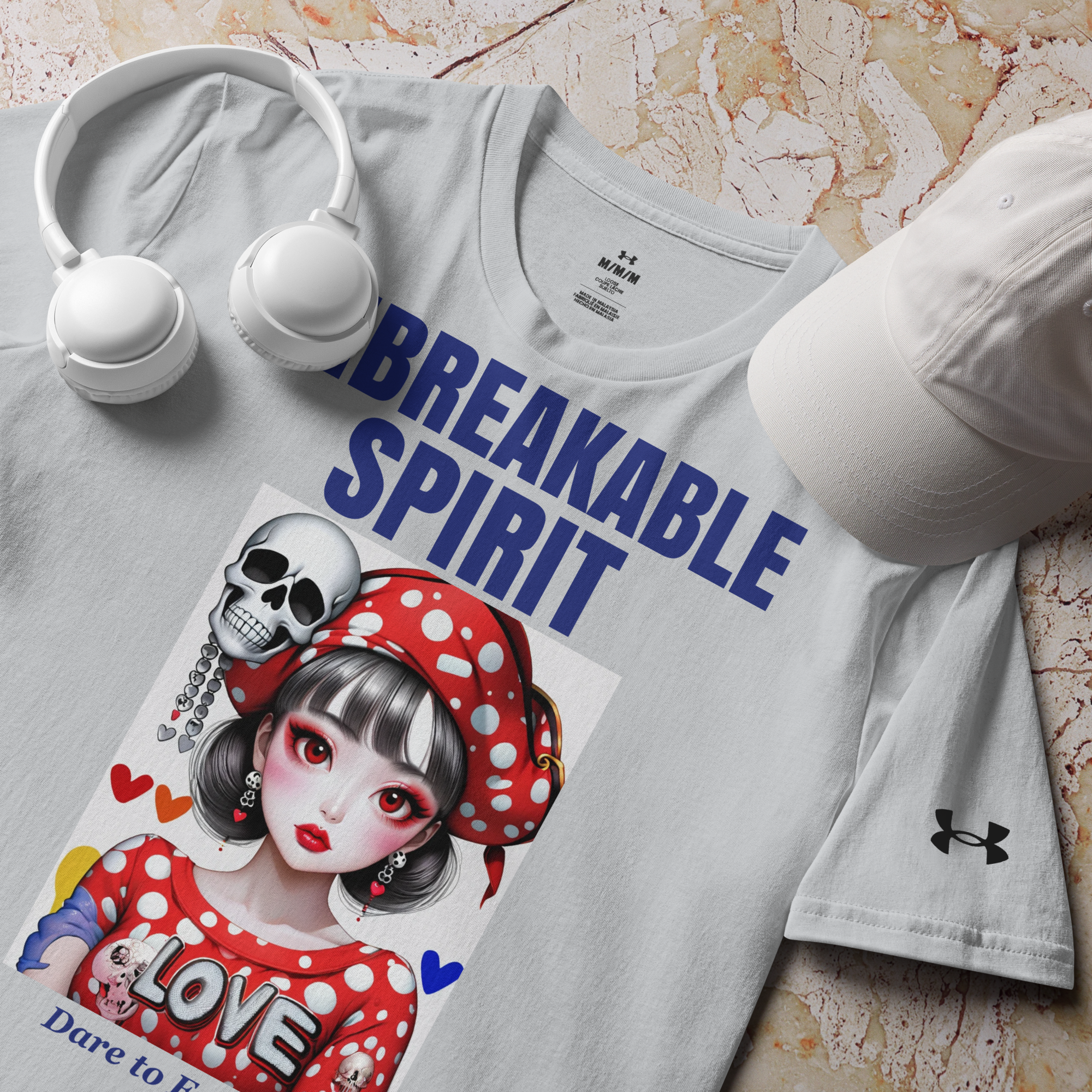 UNBREAKABLE SPIRIT 01 Under ArmourⓇ athletic t-shirt 3