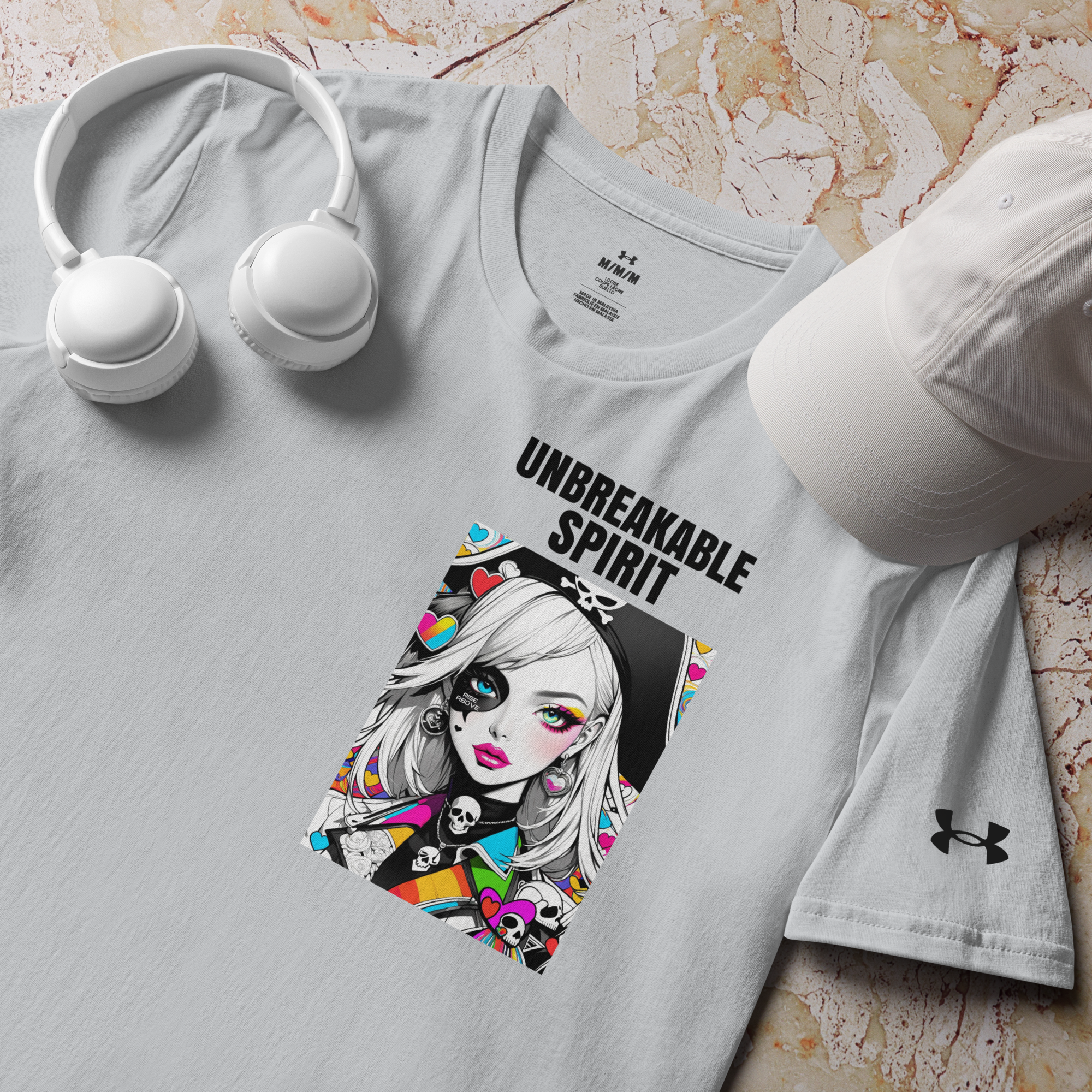 UNBREAKABLE SPIRIT 02 Under ArmourⓇ アスレチックTシャツ 1