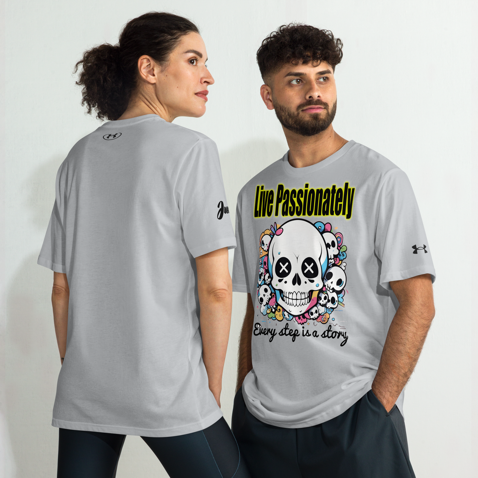 Live Passionately 02 Under ArmourⓇ athletic t-shirt 2