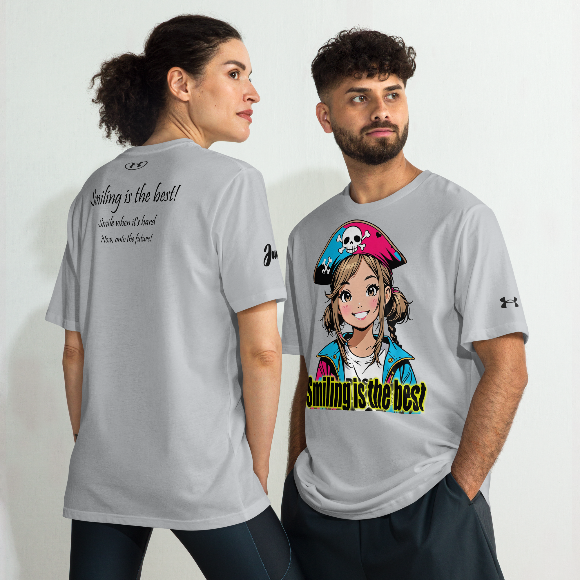 Smiling is the best 01 Under ArmourⓇ athletic t-shirt 1