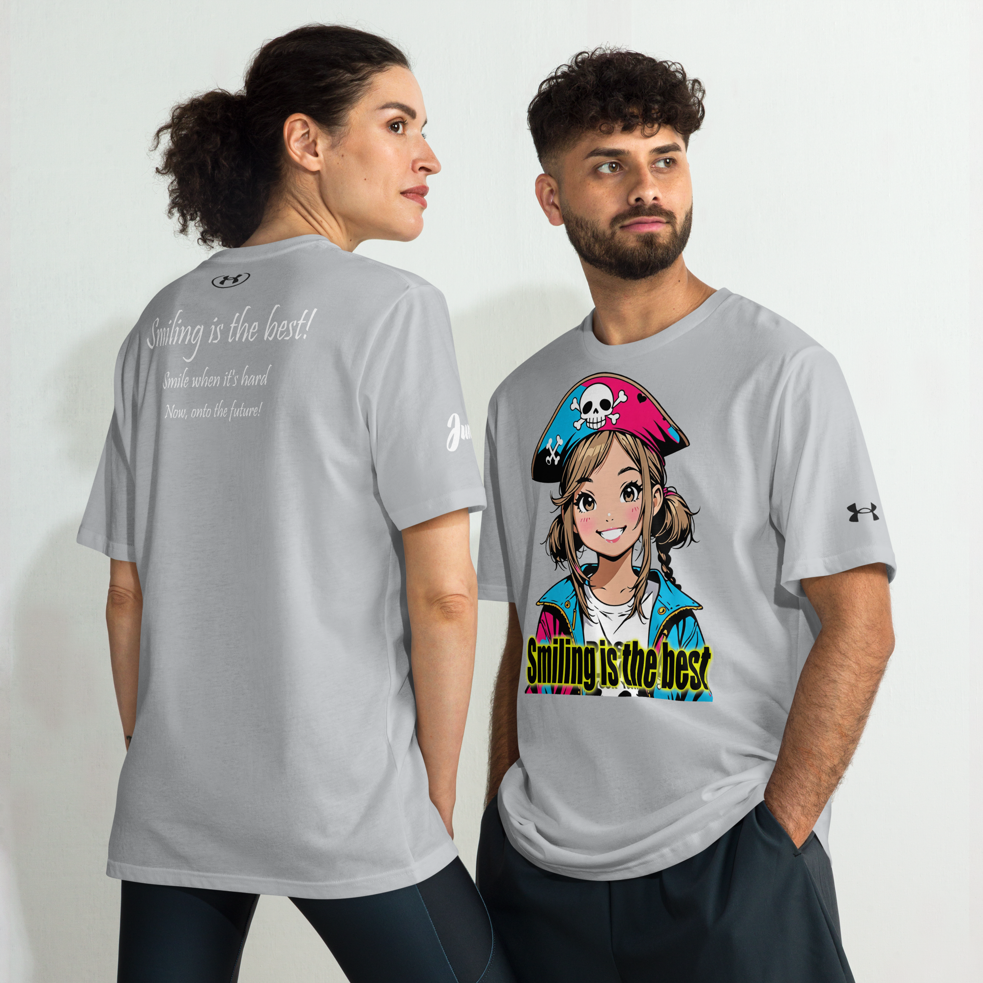 Smiling is the best 01 Under ArmourⓇ athletic t-shirt 2