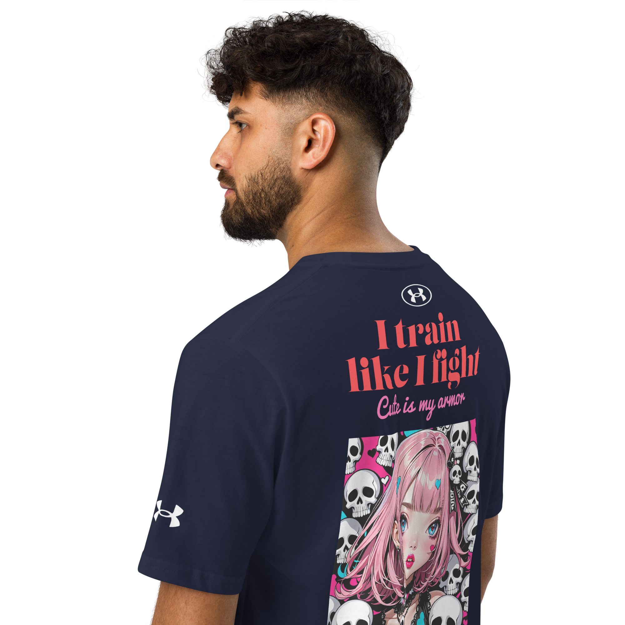I train like I fight 01 Under ArmourⓇ athletic t-shirt 2