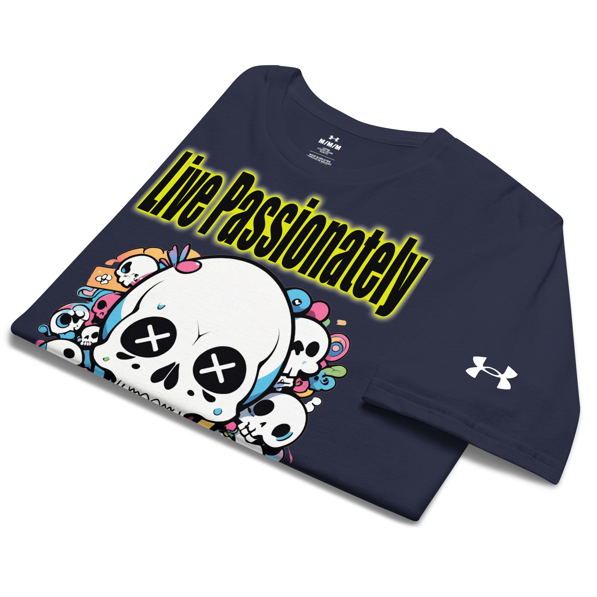 Live Passionately 02 Under ArmourⓇ athletic t-shirt 1