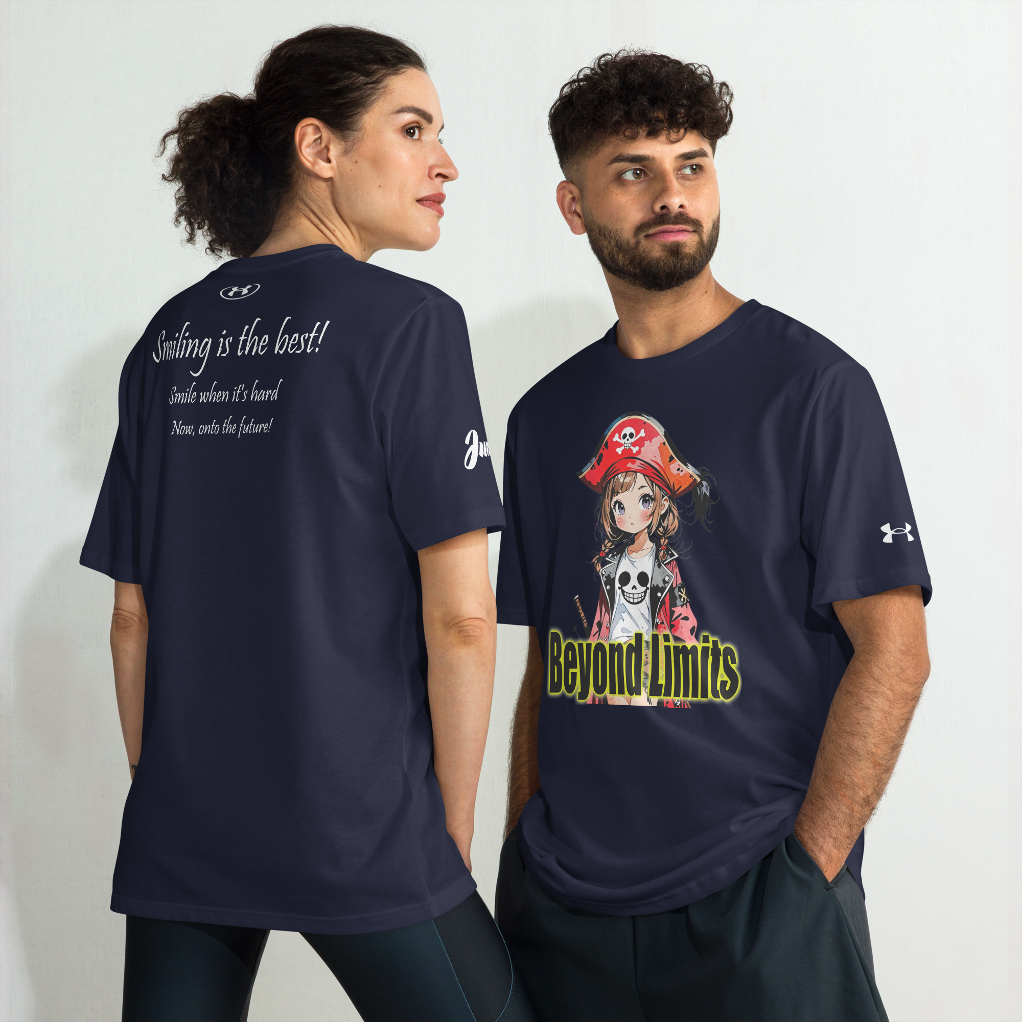 Smiling is the best 02 Under ArmourⓇ athletic t-shirt 2