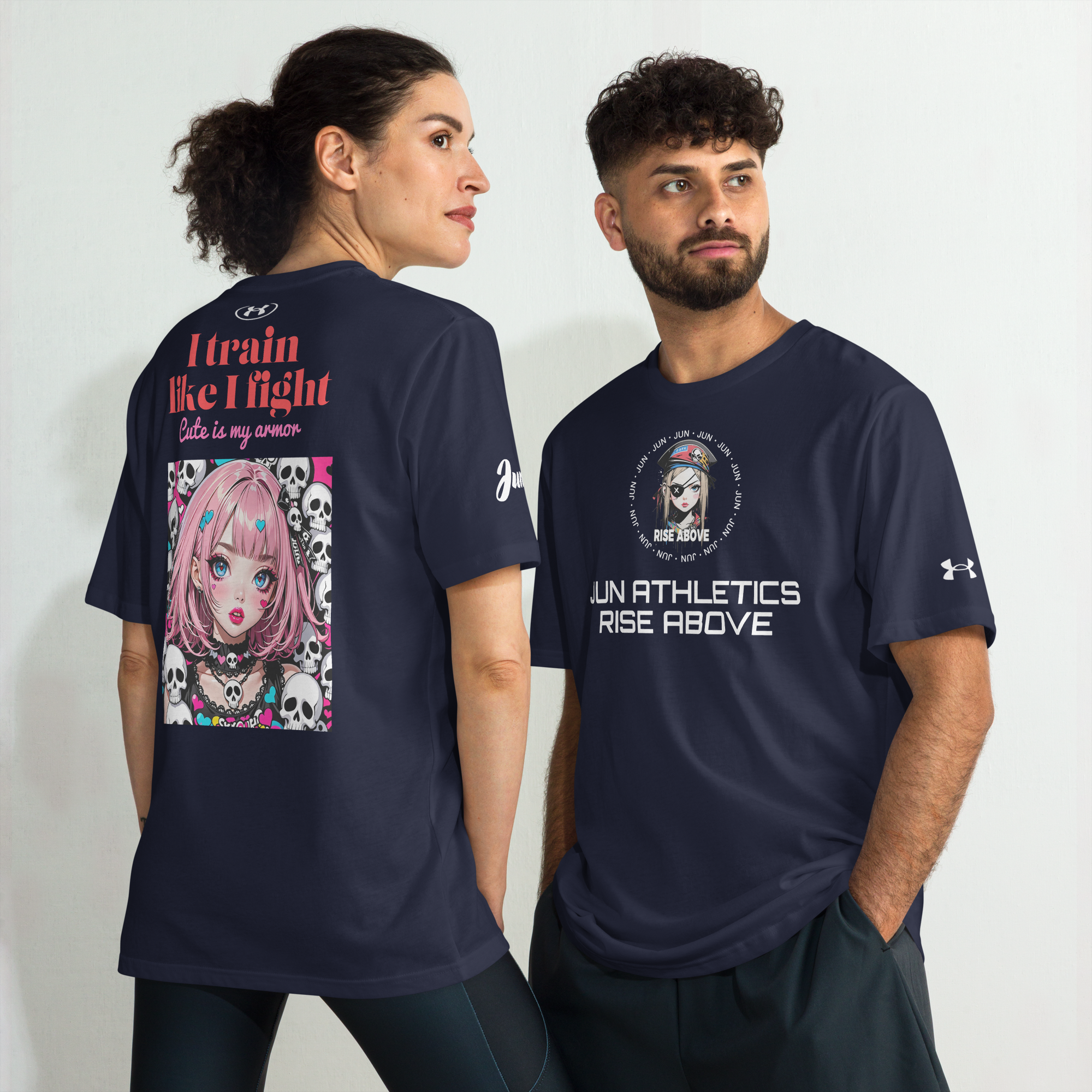 I train like I fight 01 Under ArmourⓇ athletic t-shirt 2