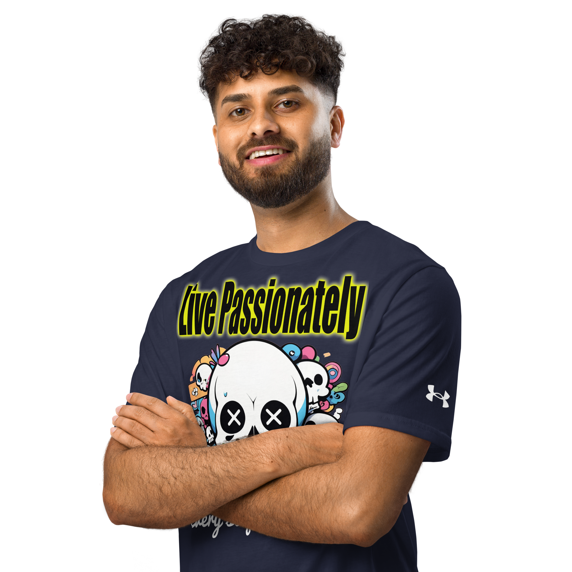 Live Passionately 02 Under ArmourⓇ athletic t-shirt 1