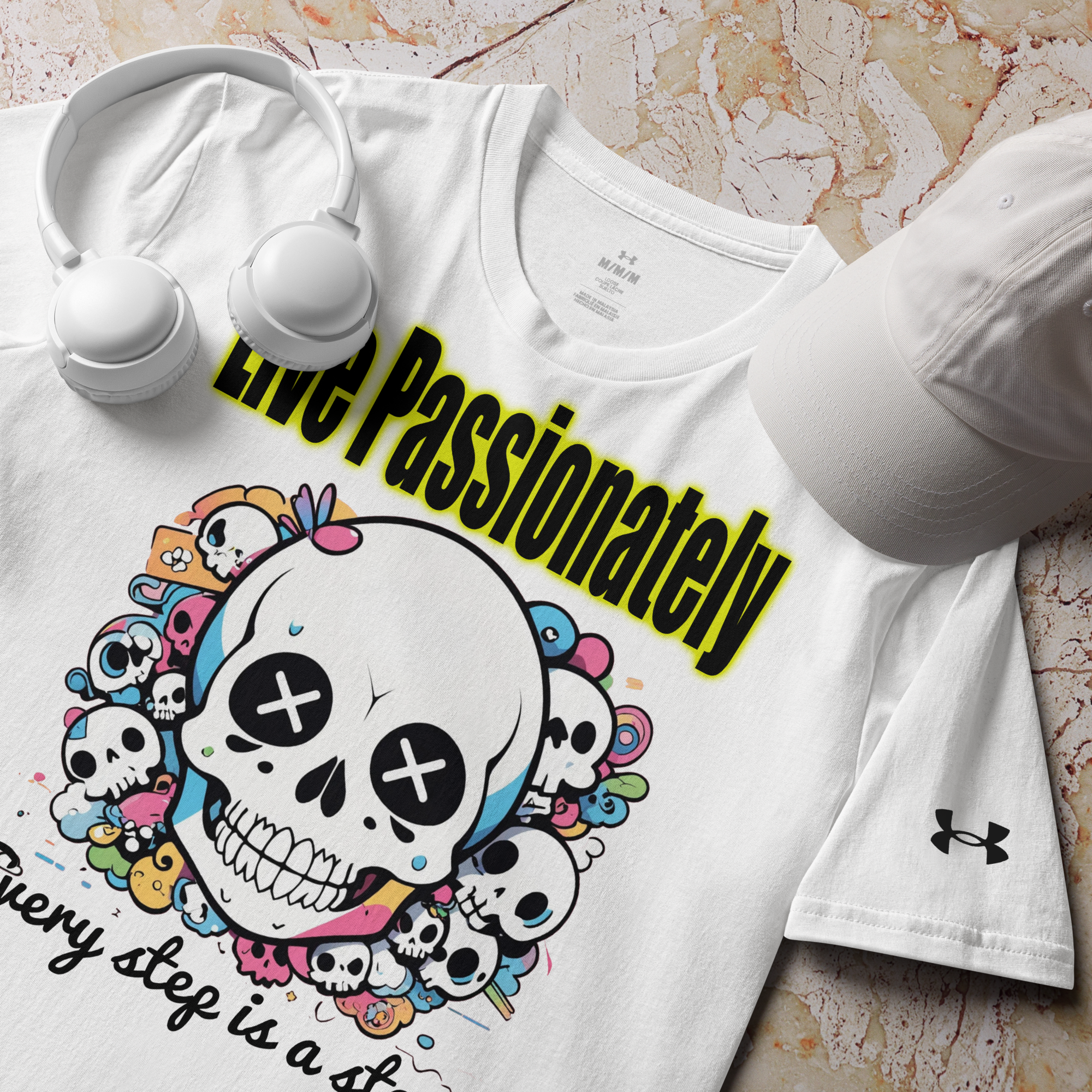 Live Passionately 02 Under ArmourⓇ athletic t-shirt 2