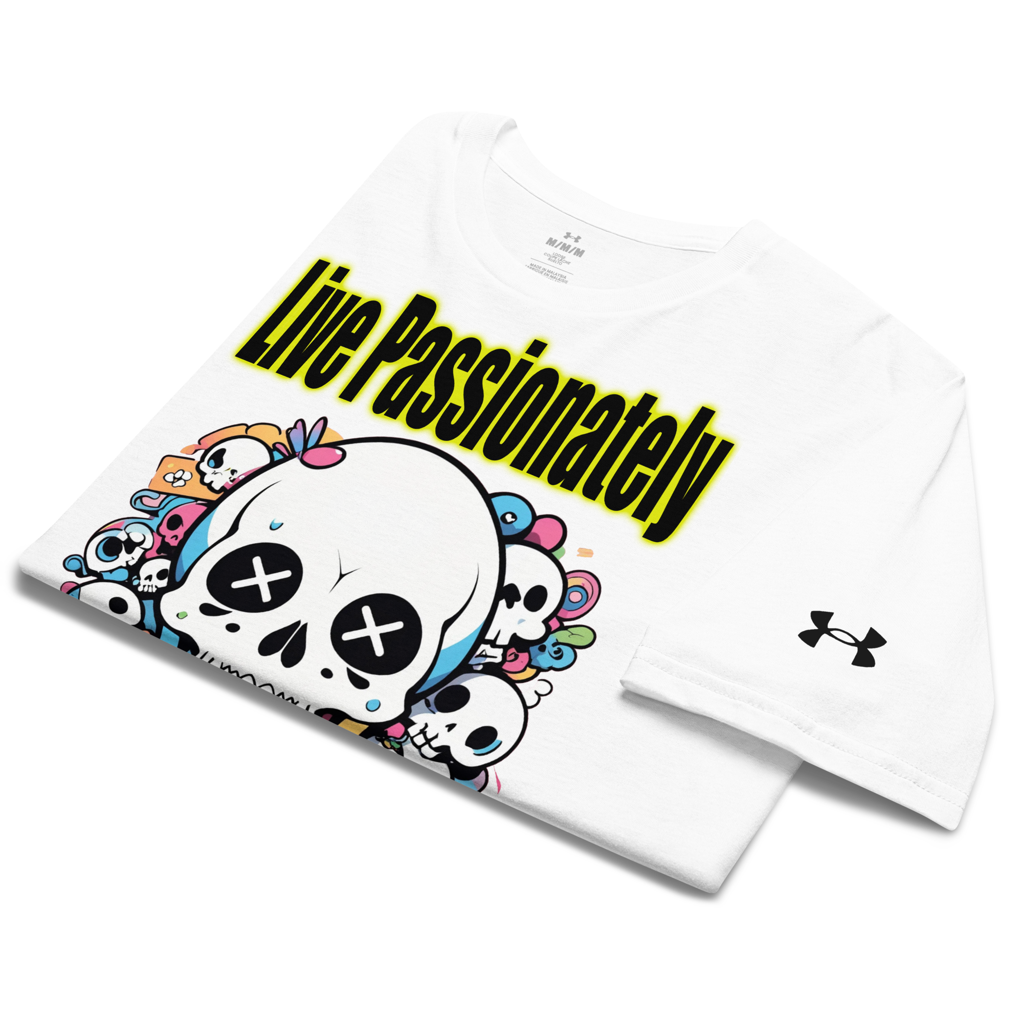 Live Passionately 02 Under ArmourⓇ athletic t-shirt 2