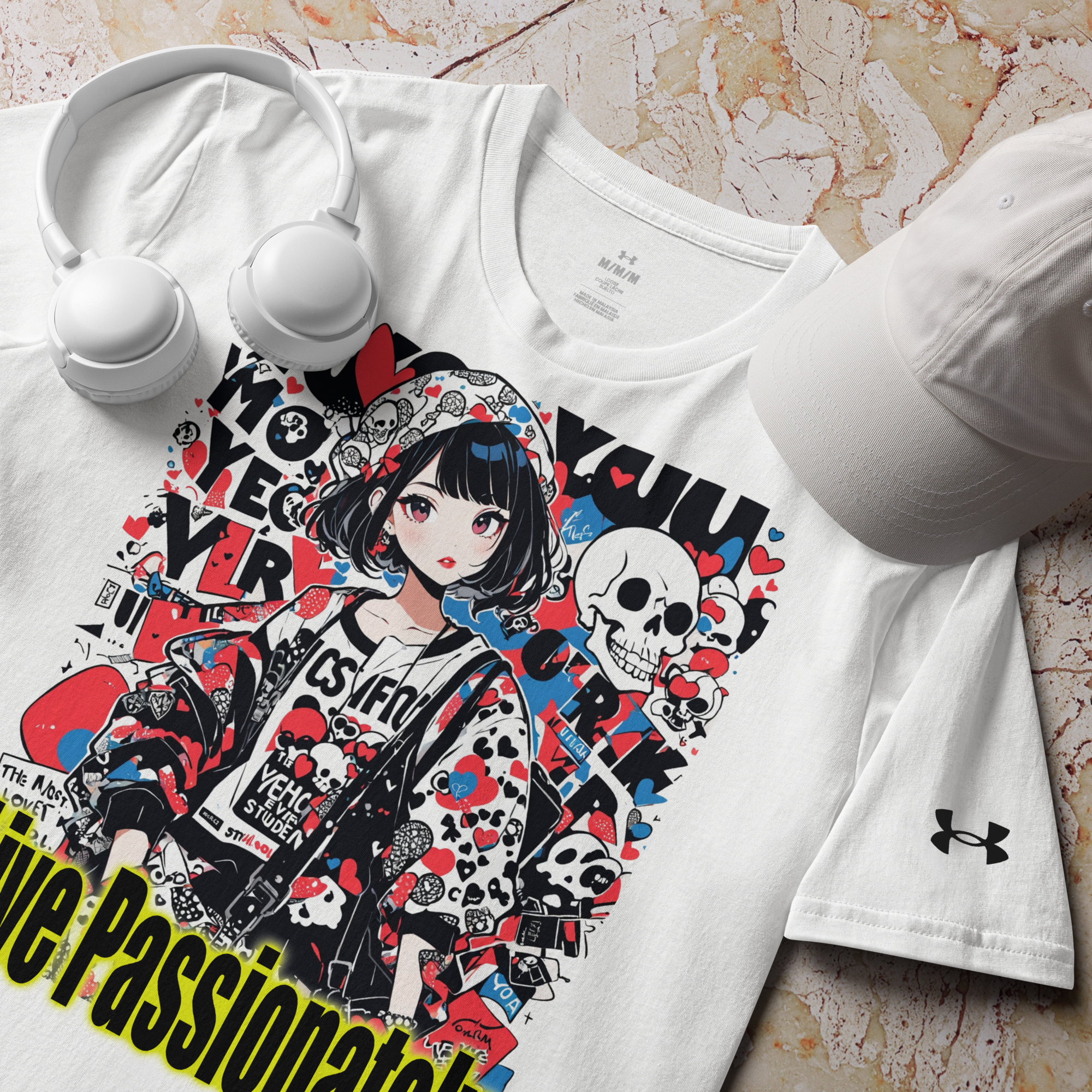 Live Passionately 03 Under ArmourⓇ athletic t-shirt 1