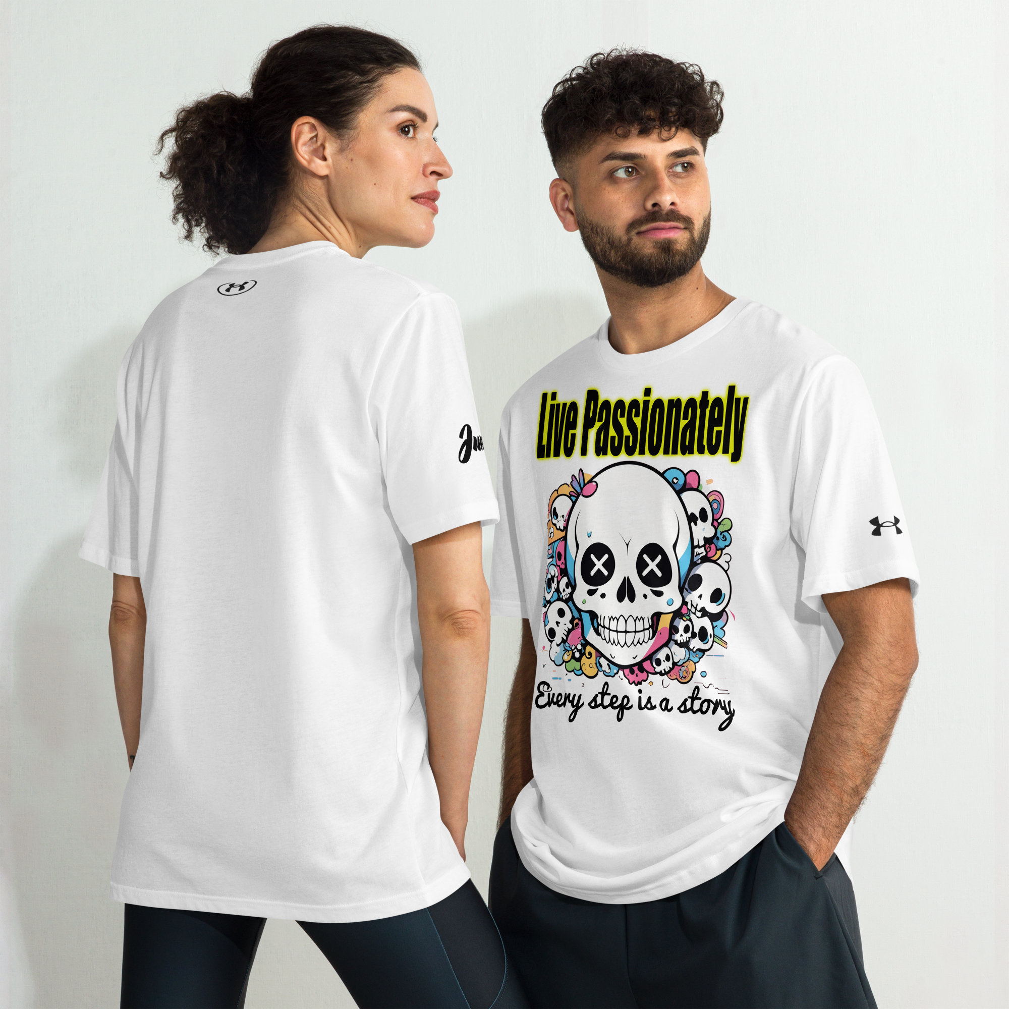 Live Passionately 02 Under ArmourⓇ athletic t-shirt 2