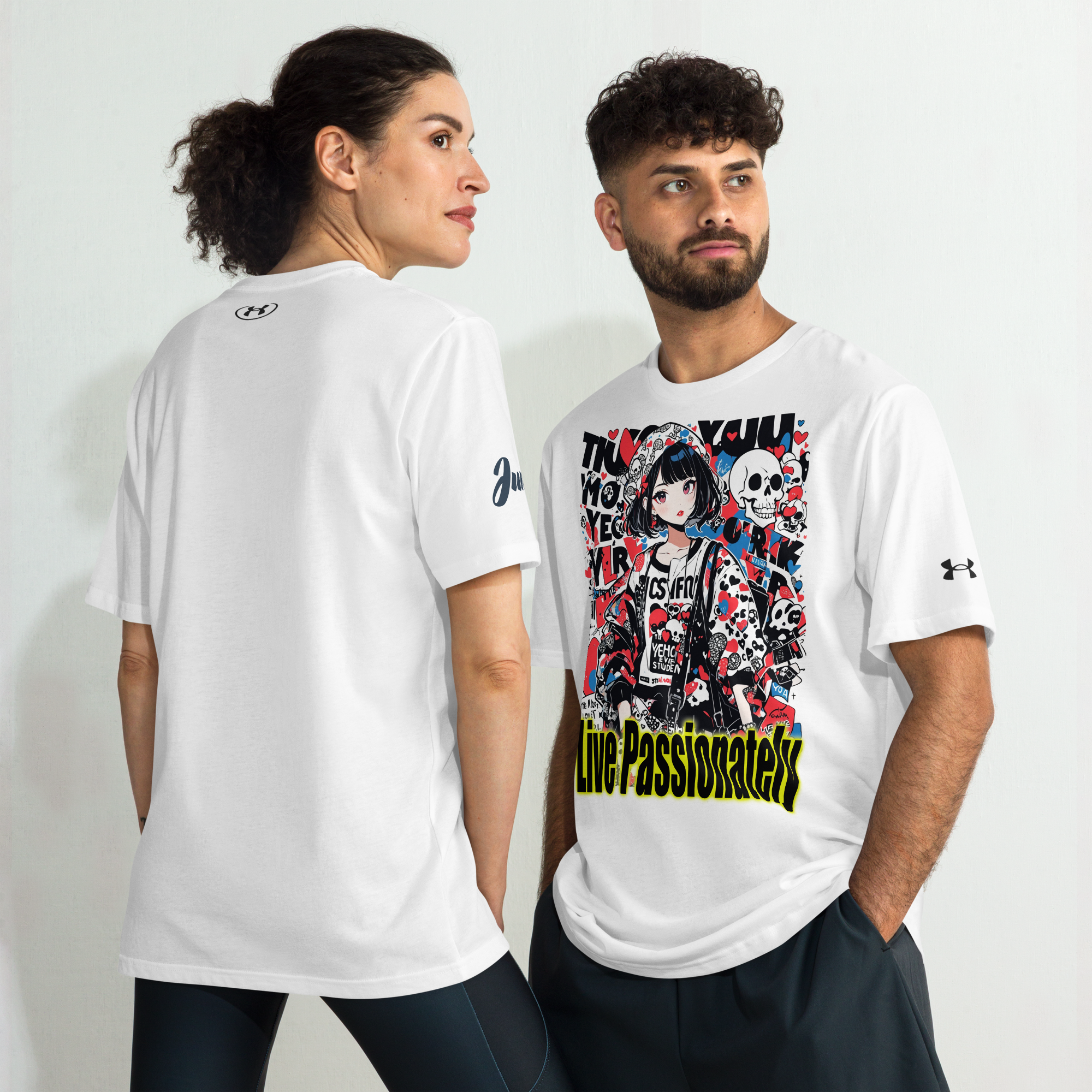 Live Passionately 03 Under ArmourⓇ athletic t-shirt 1
