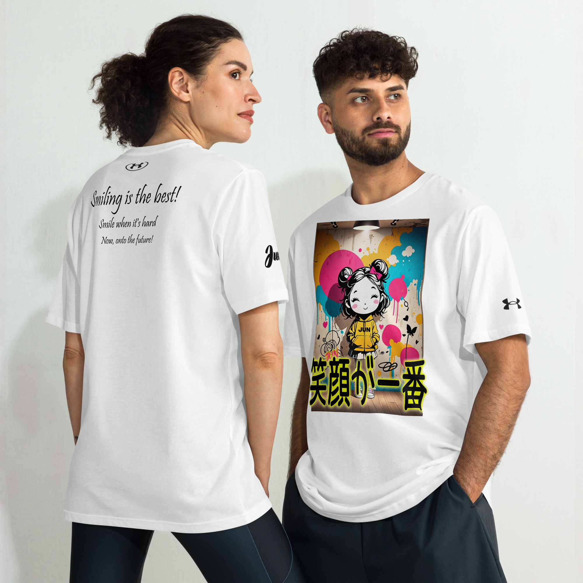 笑顔が一番 01 Under ArmourⓇ athletic t-shirt 1