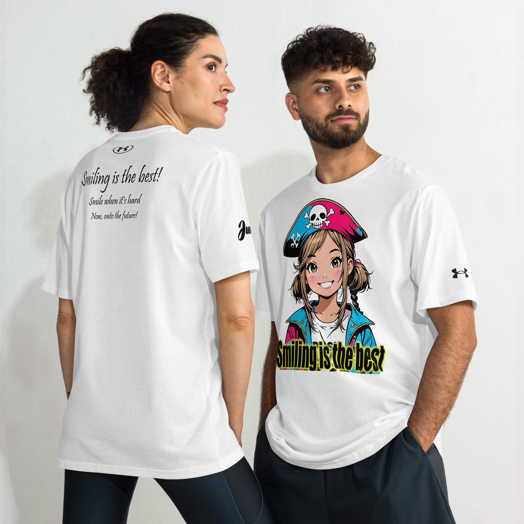 Smiling is the best 01 Under ArmourⓇ athletic t-shirt 1